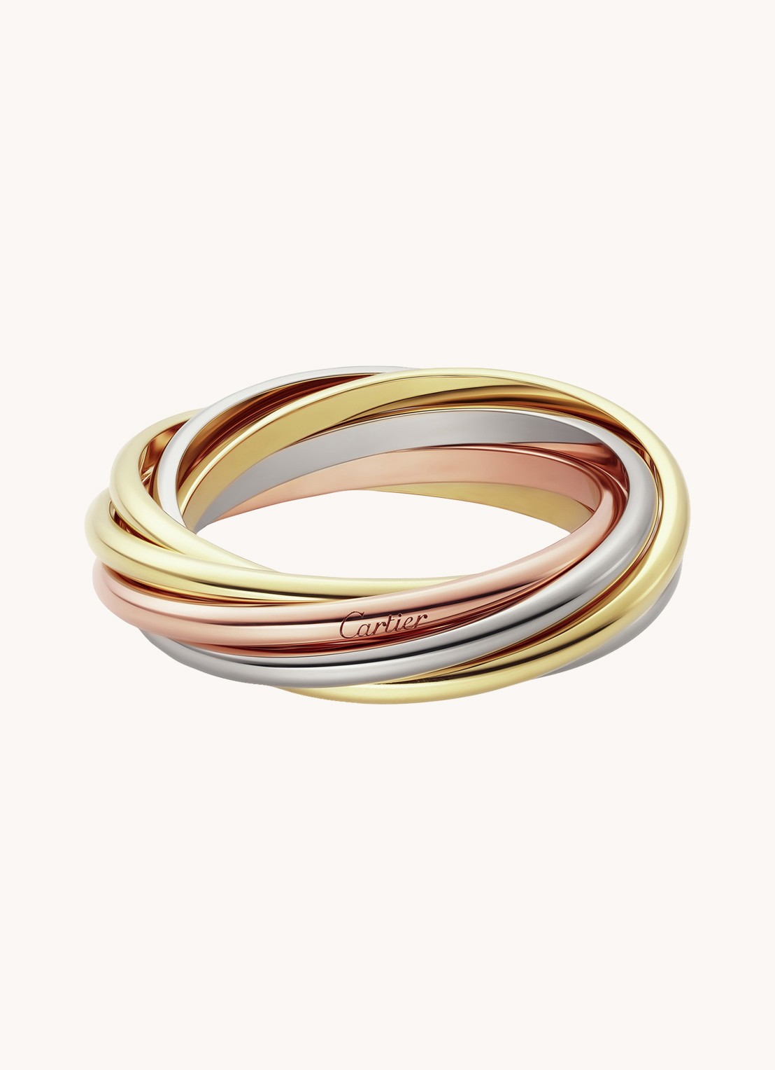 Cartier Trinity ring - detail multicolor