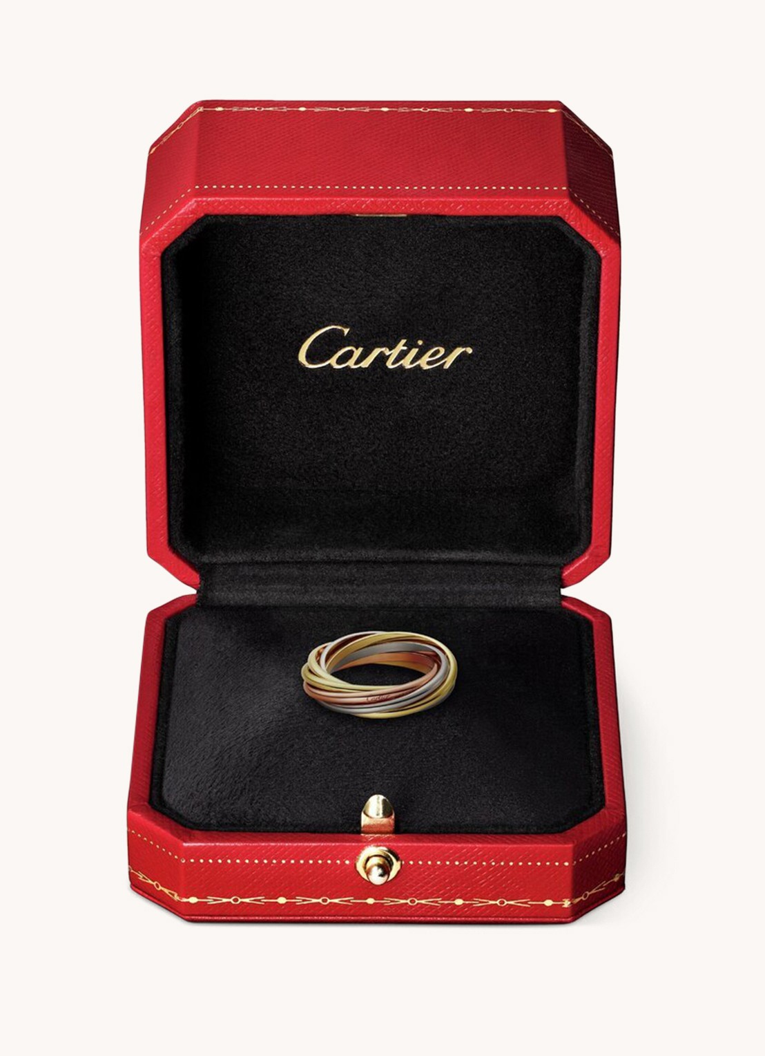 Cartier Trinity ring - detail 2 multicolor