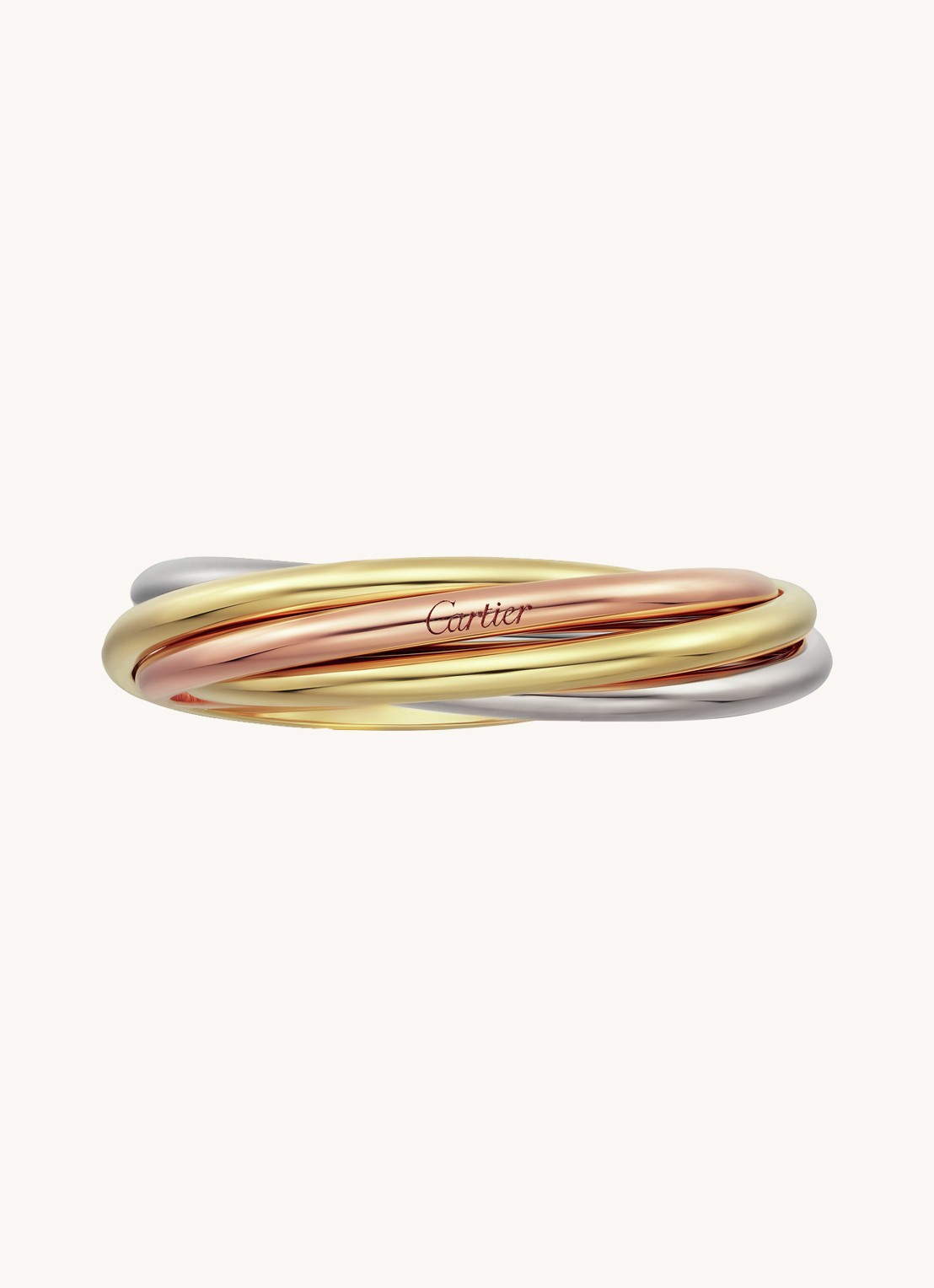Cartier Trinity ring - voorkant 6 multicolor