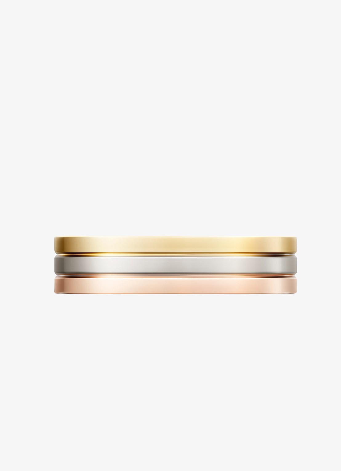 Cartier Vendome Louis Cartier trouwring, van 18 karaat rosé-, wit-, en geelgoud CRB4052100 - detail 6 goud