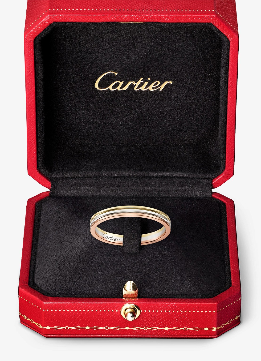 Cartier Vendome Louis Cartier trouwring, van 18 karaat rosé-, wit-, en geelgoud CRB4209900 - detail 5 goud