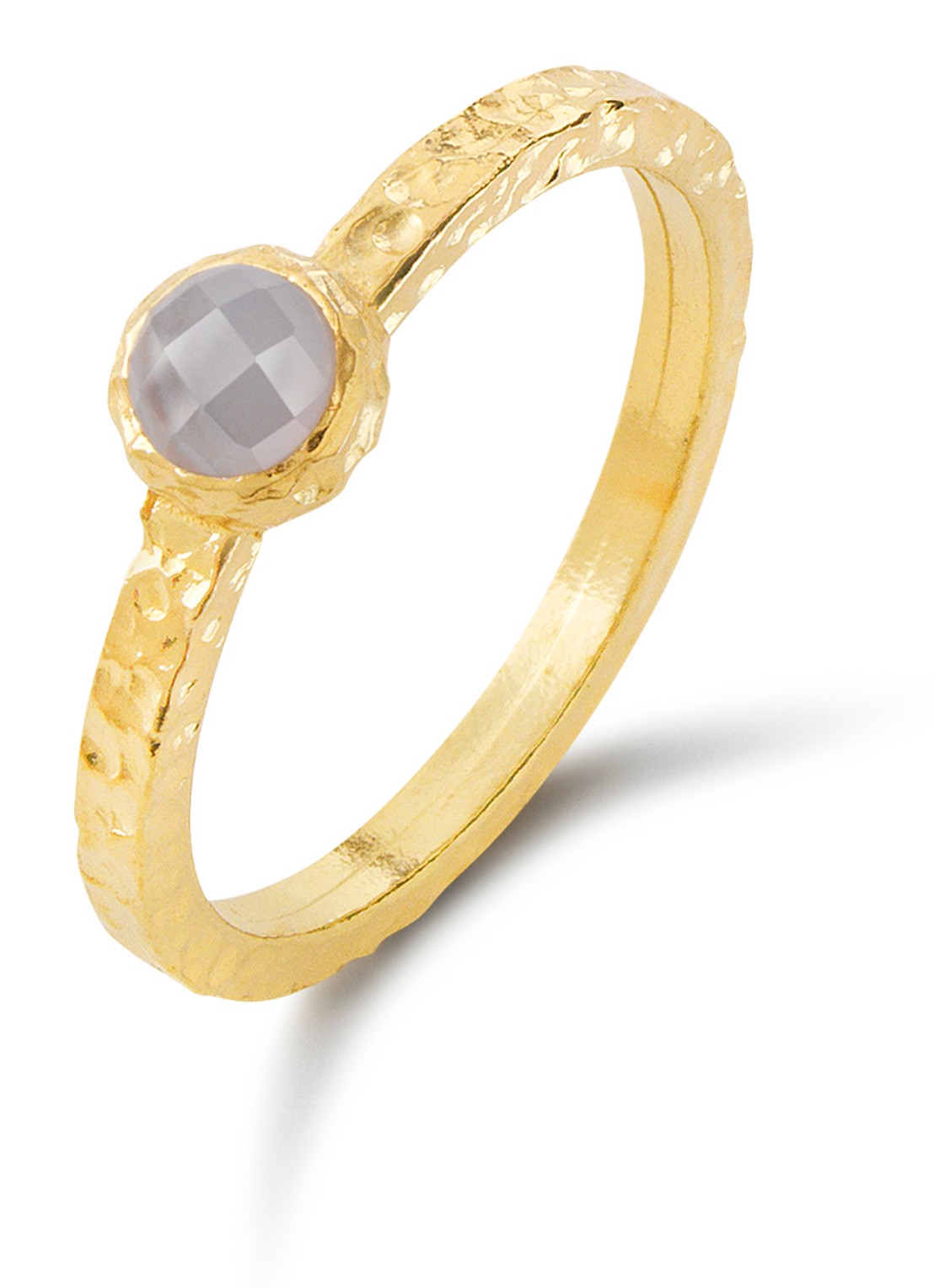 Casa Jewelry Amalfi mini ring verguld 54 - voorkant goud