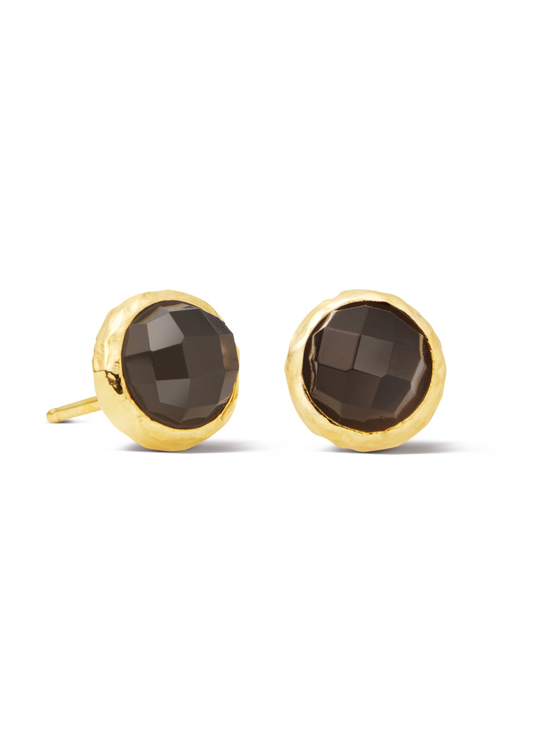 Casa Jewelry Amalfi oorknopjes verguld - voorkant goud