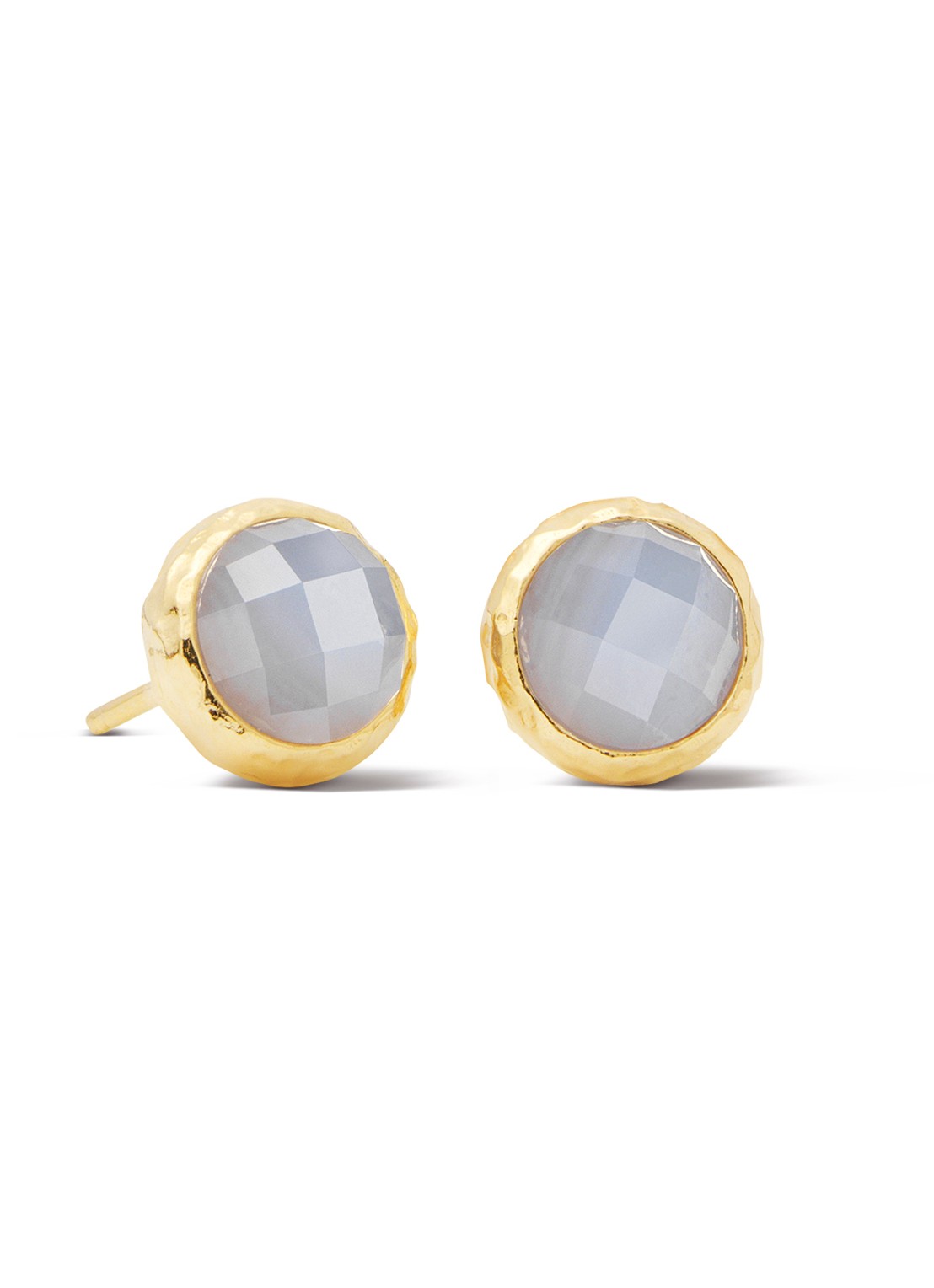 Casa Jewelry Amalfi oorknopjes verguld - voorkant goud
