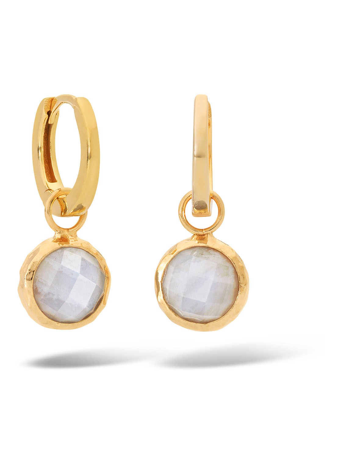 Casa Jewelry Amalfi oorringen verguld  - voorkant goud