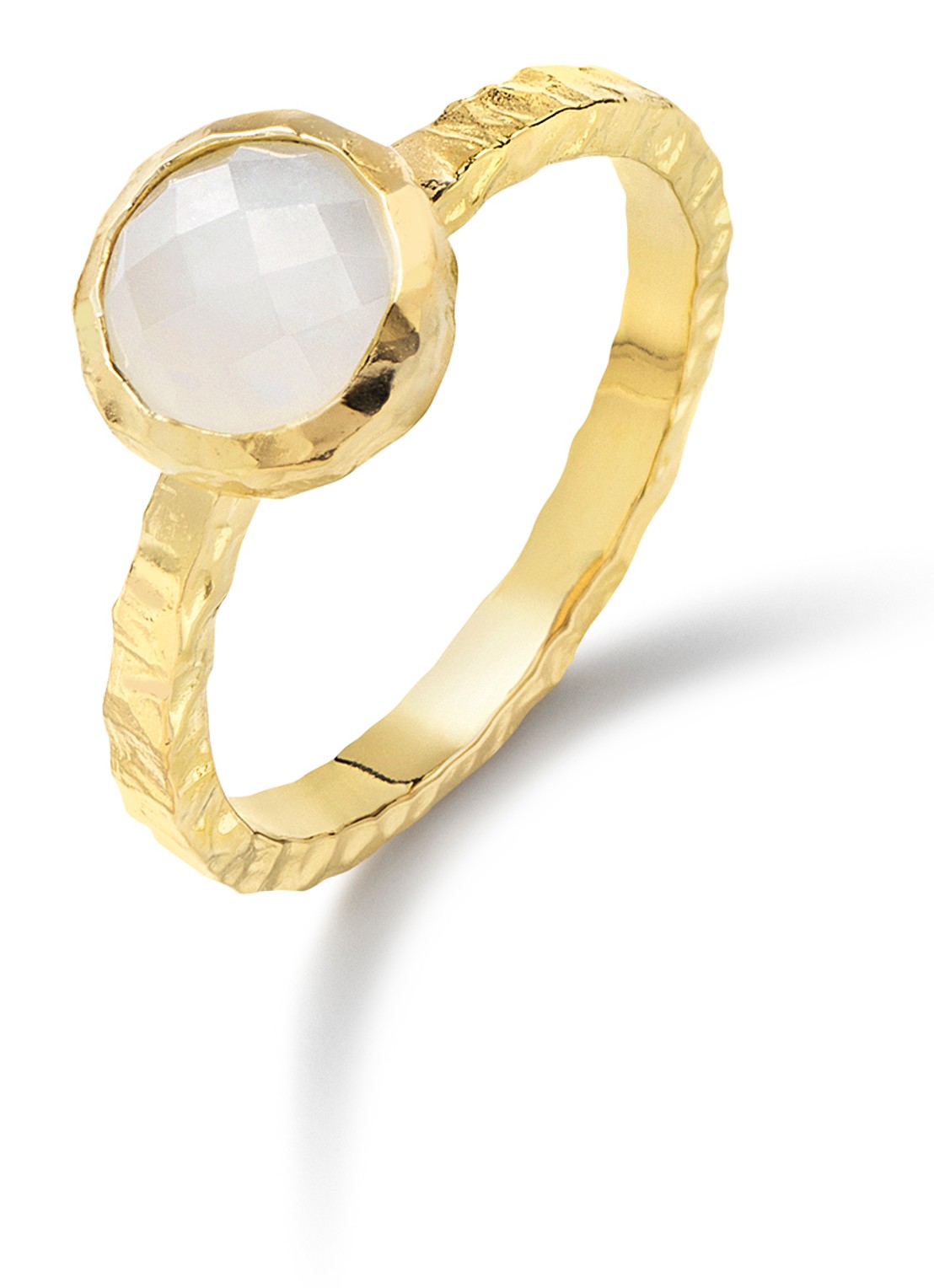Casa Jewelry Amalfi ring verguld 56 - voorkant goud