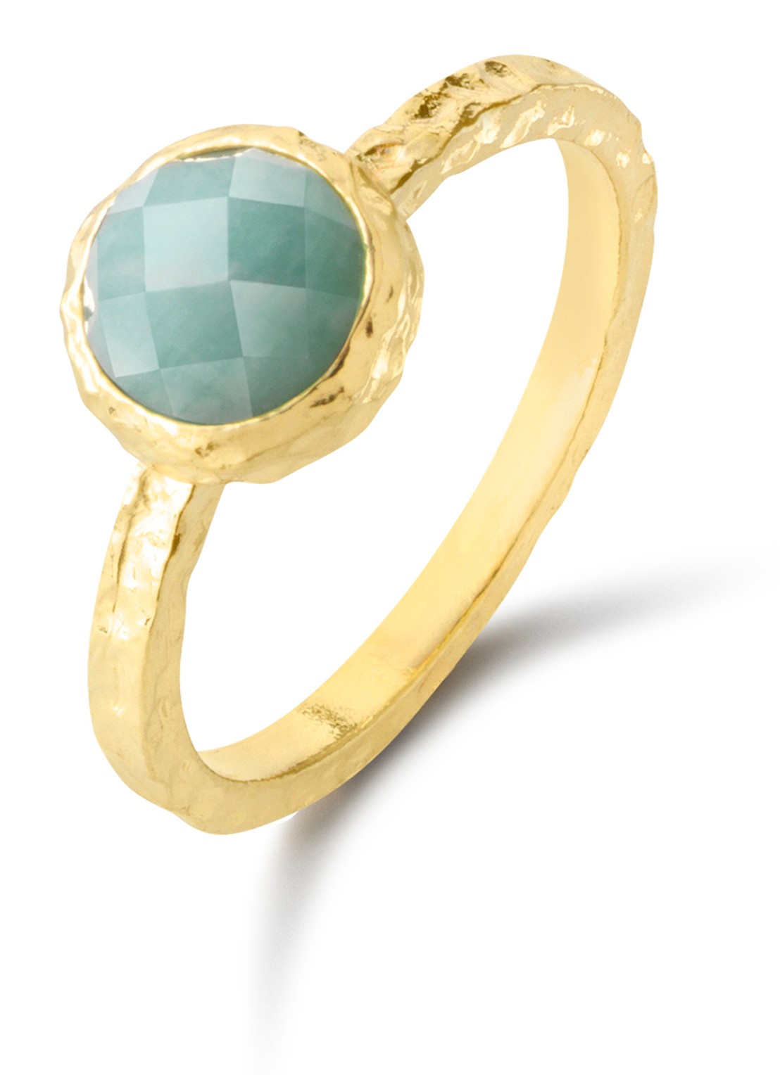 Casa Jewelry Amalfi ring verguld 56 - voorkant goud