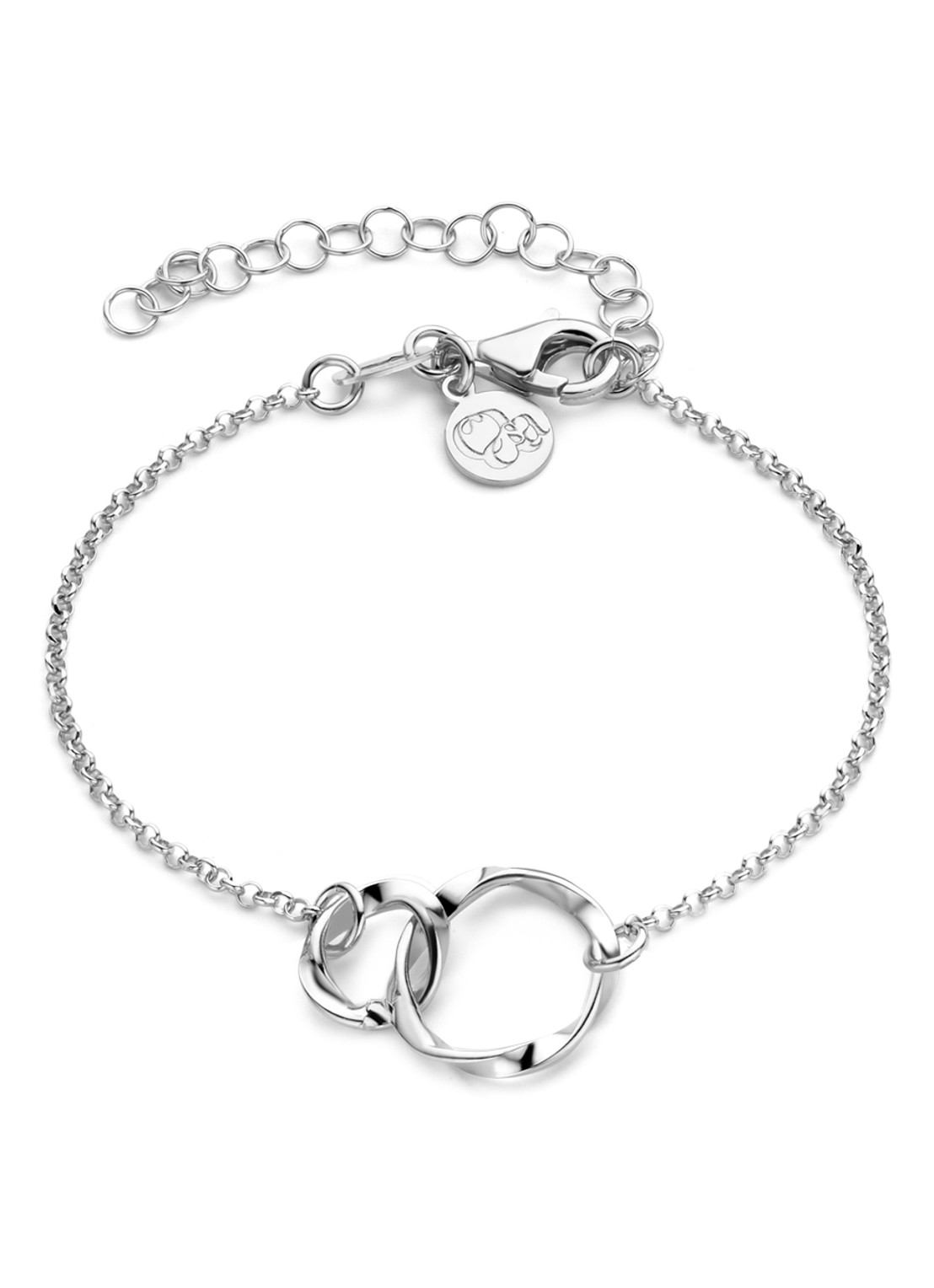 Casa Jewelry Arezzo armband van zilver - voorkant zilver