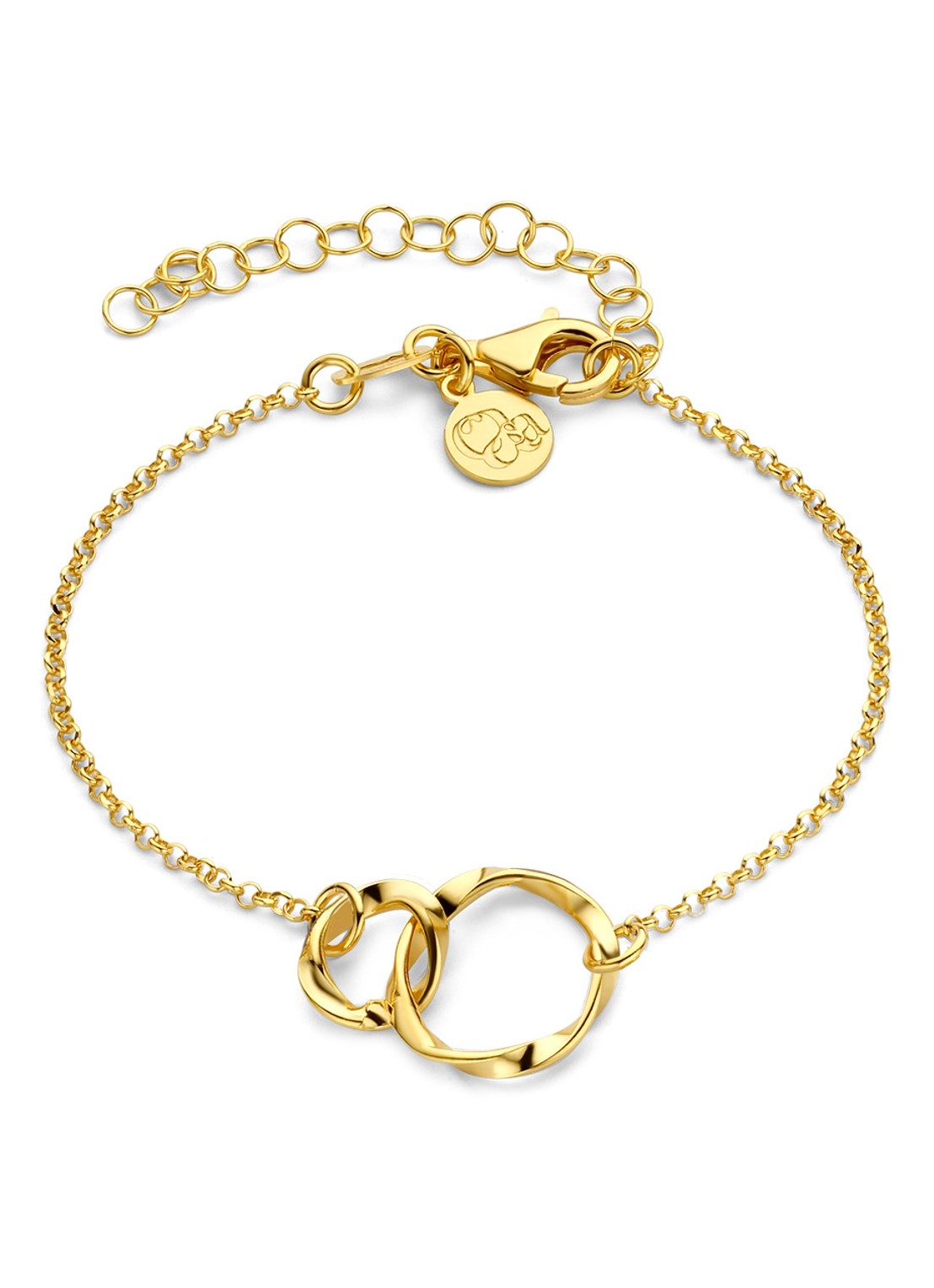 Casa Jewelry Arezzo armband verguld - voorkant goud