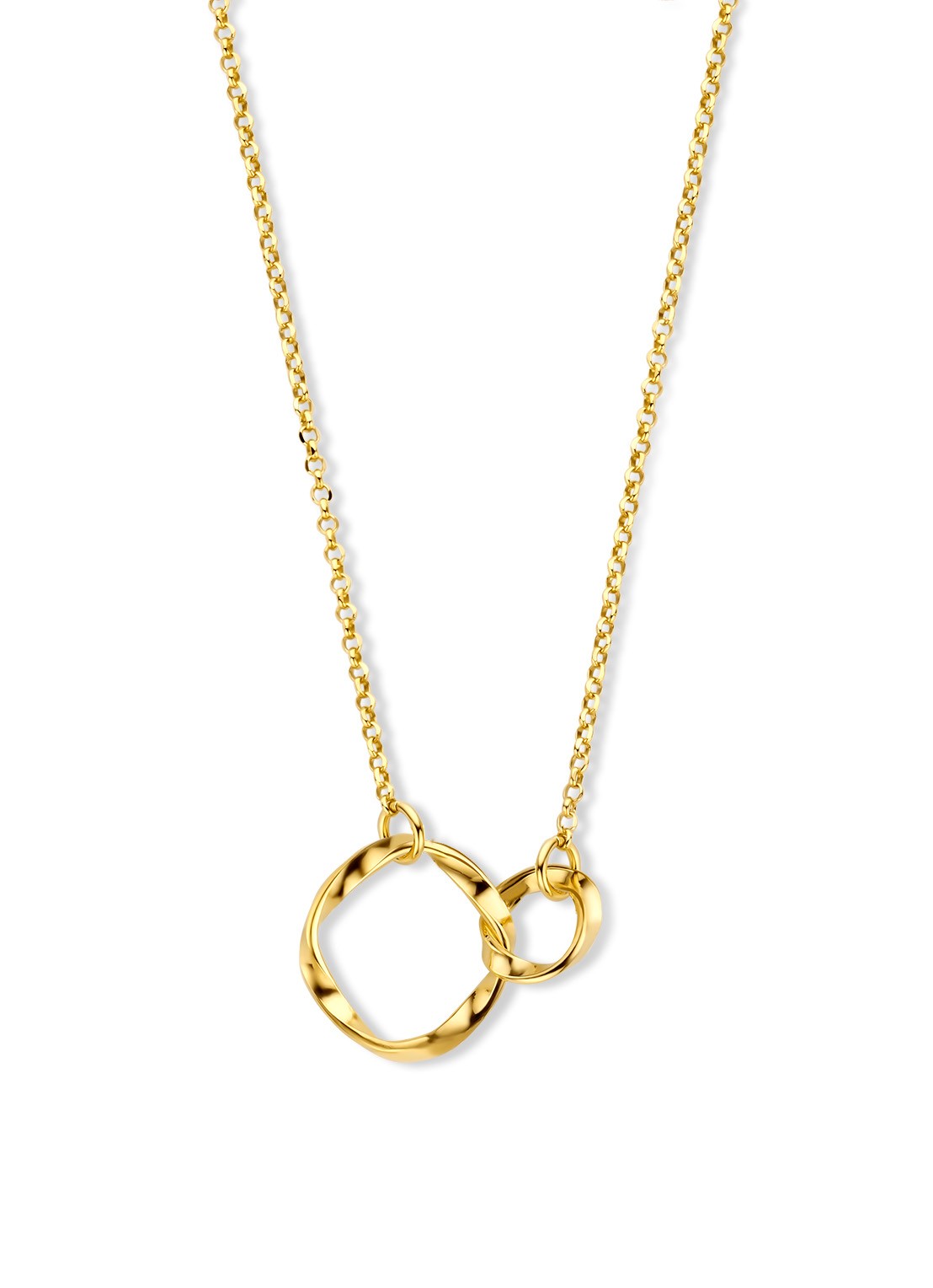Casa Jewelry Arezzo ketting verguld - voorkant goud