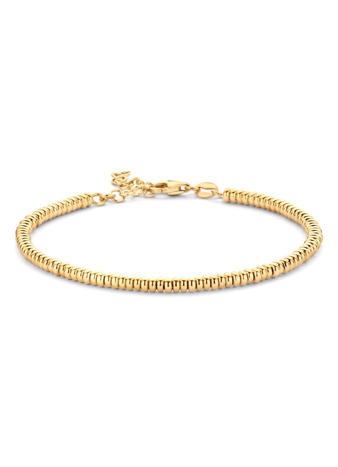 Casa Jewelry Armband Slices S van zilver met 14 karaat goud verguld - voorkant goud