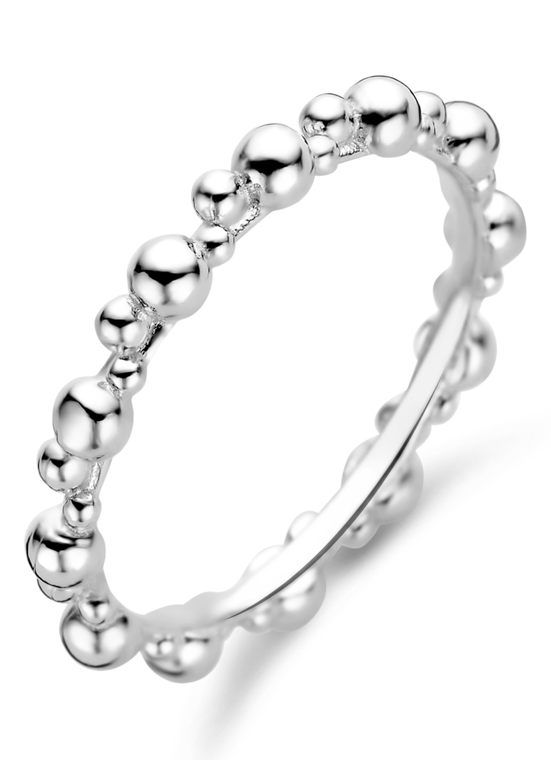 Casa Jewelry Atomium ring van zilver - voorkant zilver