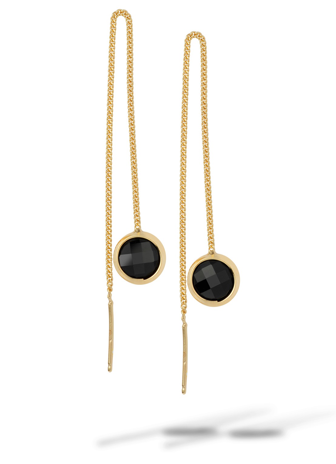 Casa Jewelry Belle oorhangers verguld  - voorkant goud