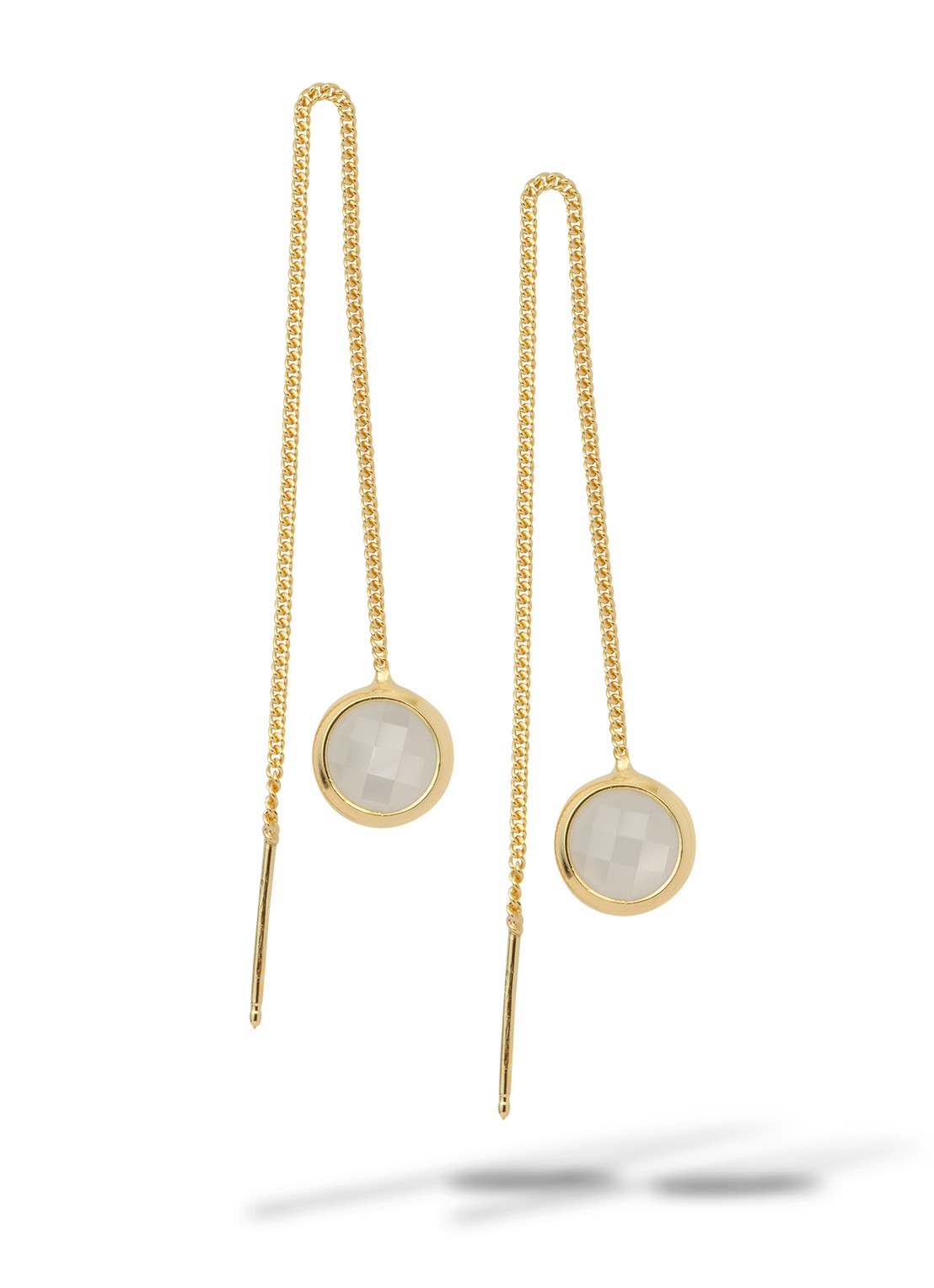 Casa Jewelry Belle oorhangers verguld  - voorkant goud
