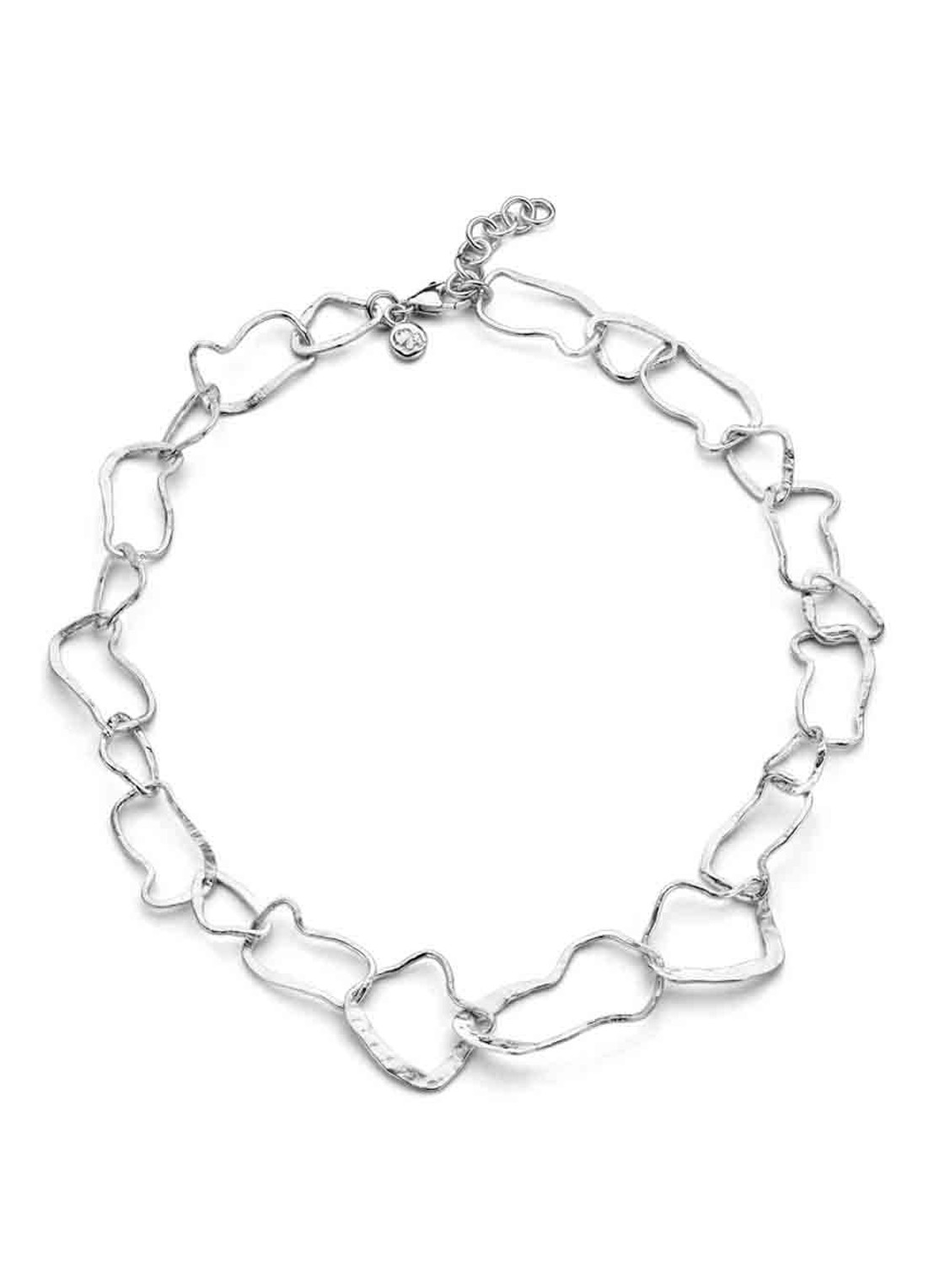 Casa Jewelry Bob Ross ketting van zilver  - voorkant zilver