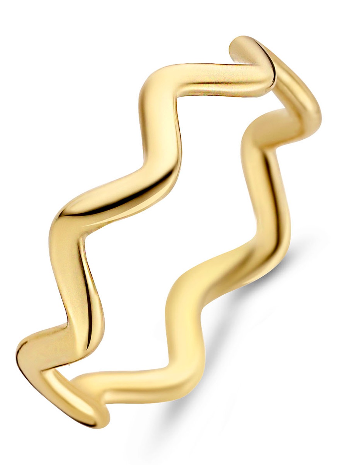 Casa Jewelry Bondi ring verguld - voorkant 2 goud