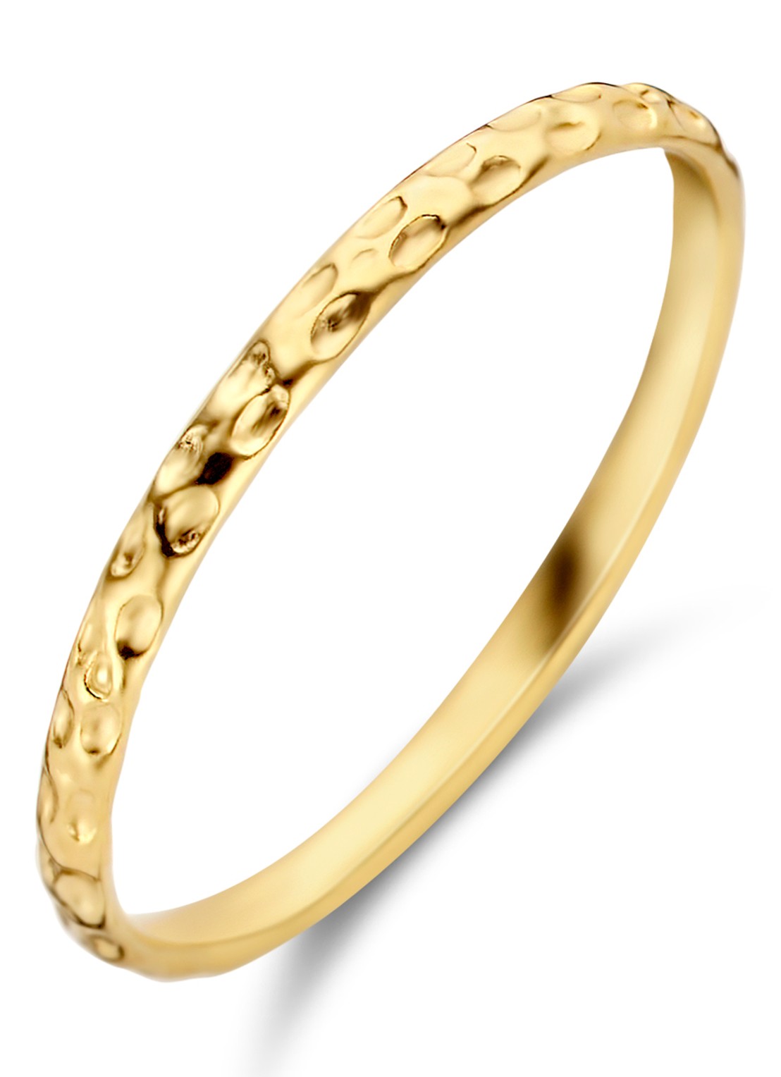 Casa Jewelry Bounce ring verguld - voorkant goud