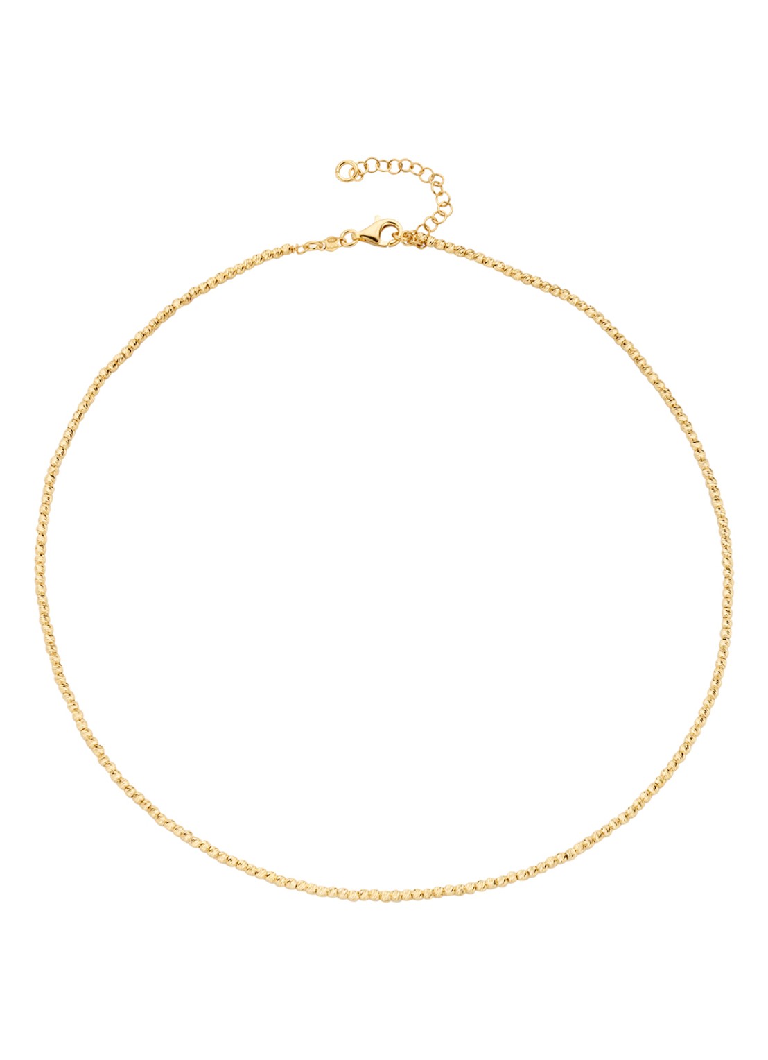 Casa Jewelry Bright ketting verguld - voorkant goud