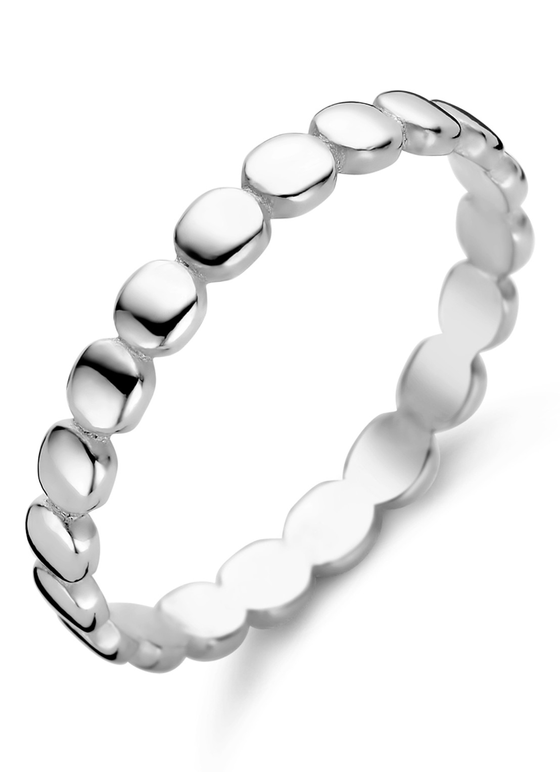 Casa Jewelry Bulb ring van zilver - voorkant zilver