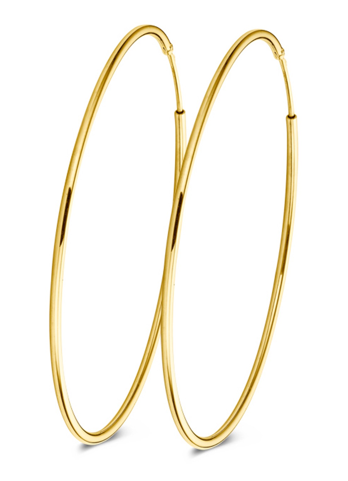 Casa Jewelry DMC XS oorringen verguld - voorkant goud