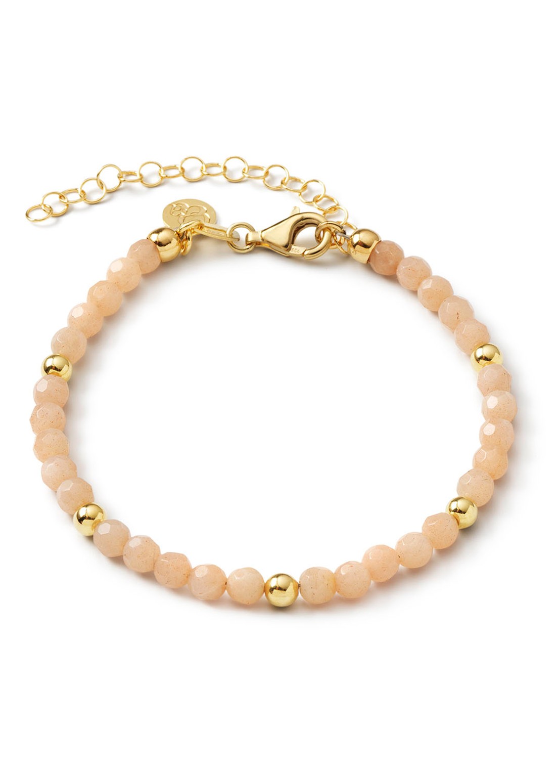 Casa Jewelry Garda kralenarmband verguld - voorkant goud
