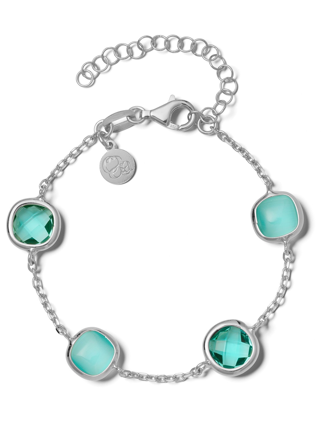 Casa Jewelry Grace armband van zilver  - voorkant zilver