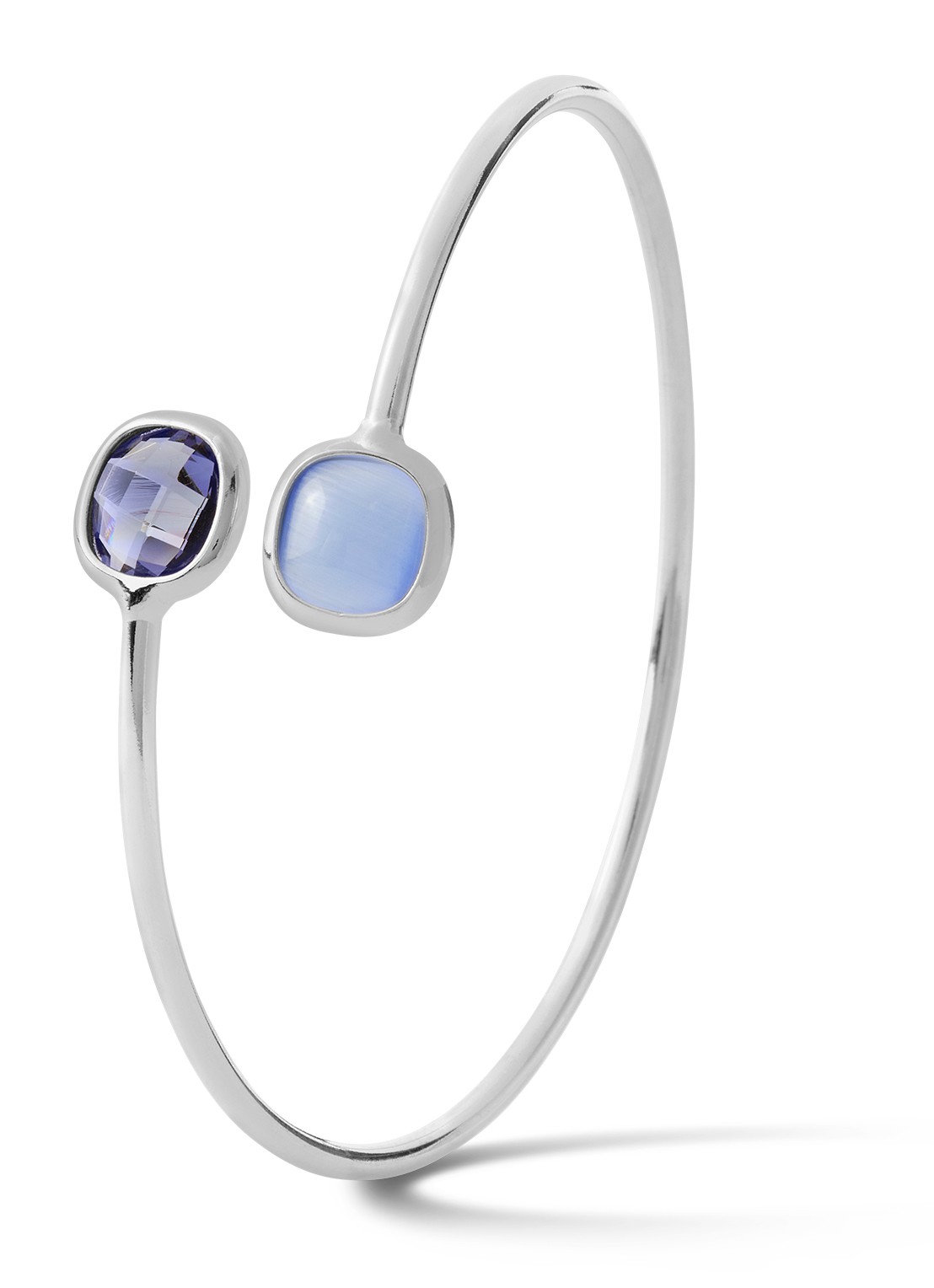 Casa Jewelry Grace bangle van zilver - voorkant zilver