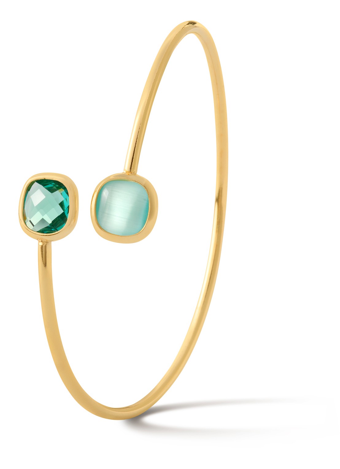 Casa Jewelry Grace bangle verguld - voorkant goud