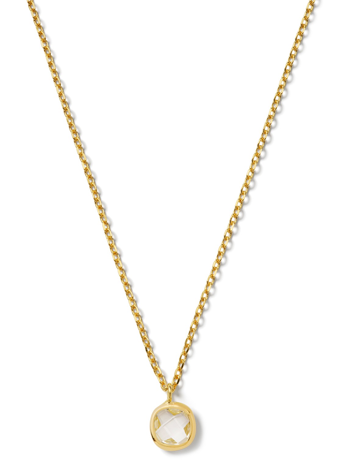 Casa Jewelry Grace ketting verguld  - voorkant goud