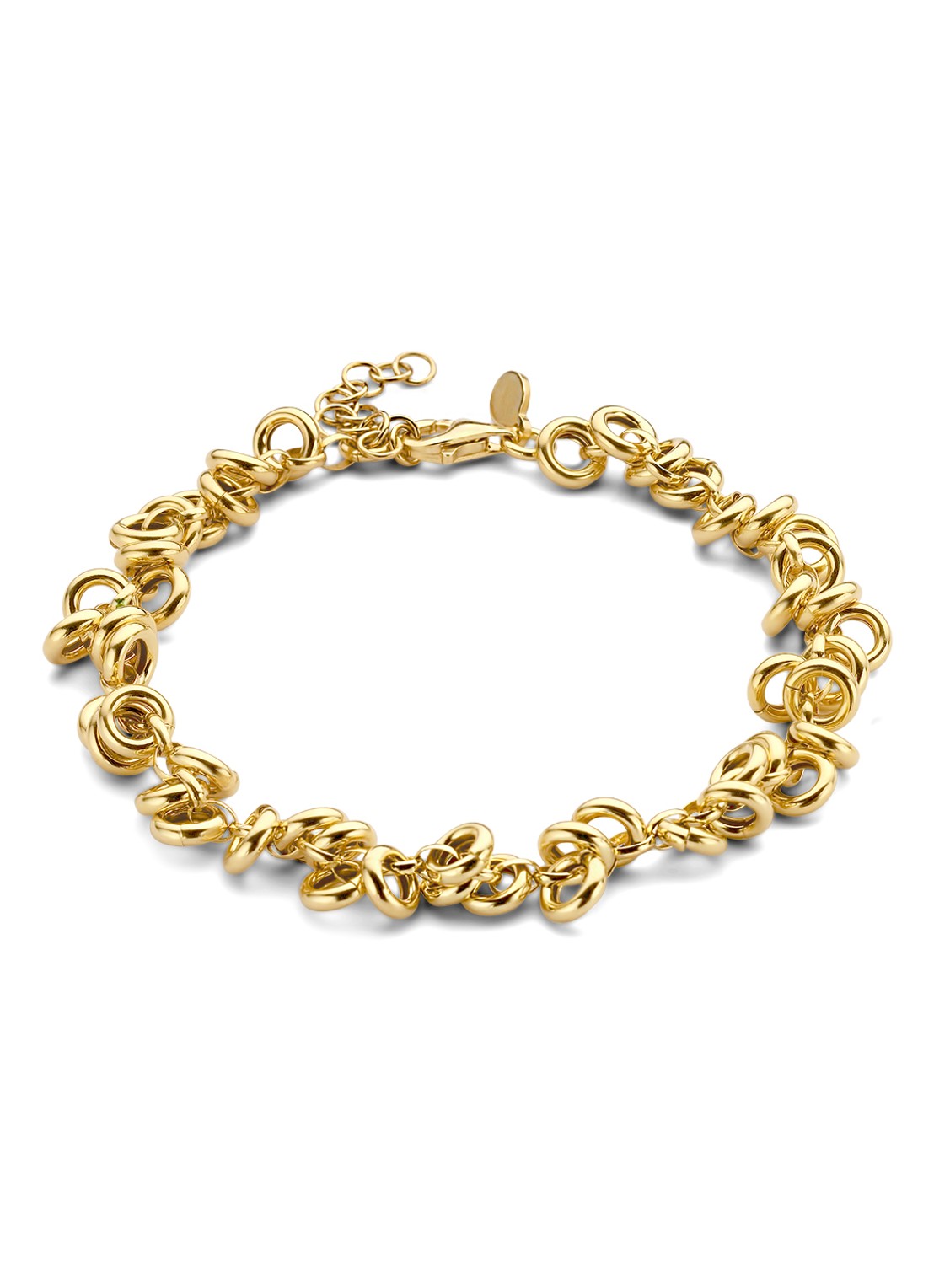 Casa Jewelry Jada schakelarmband verguld - voorkant goud