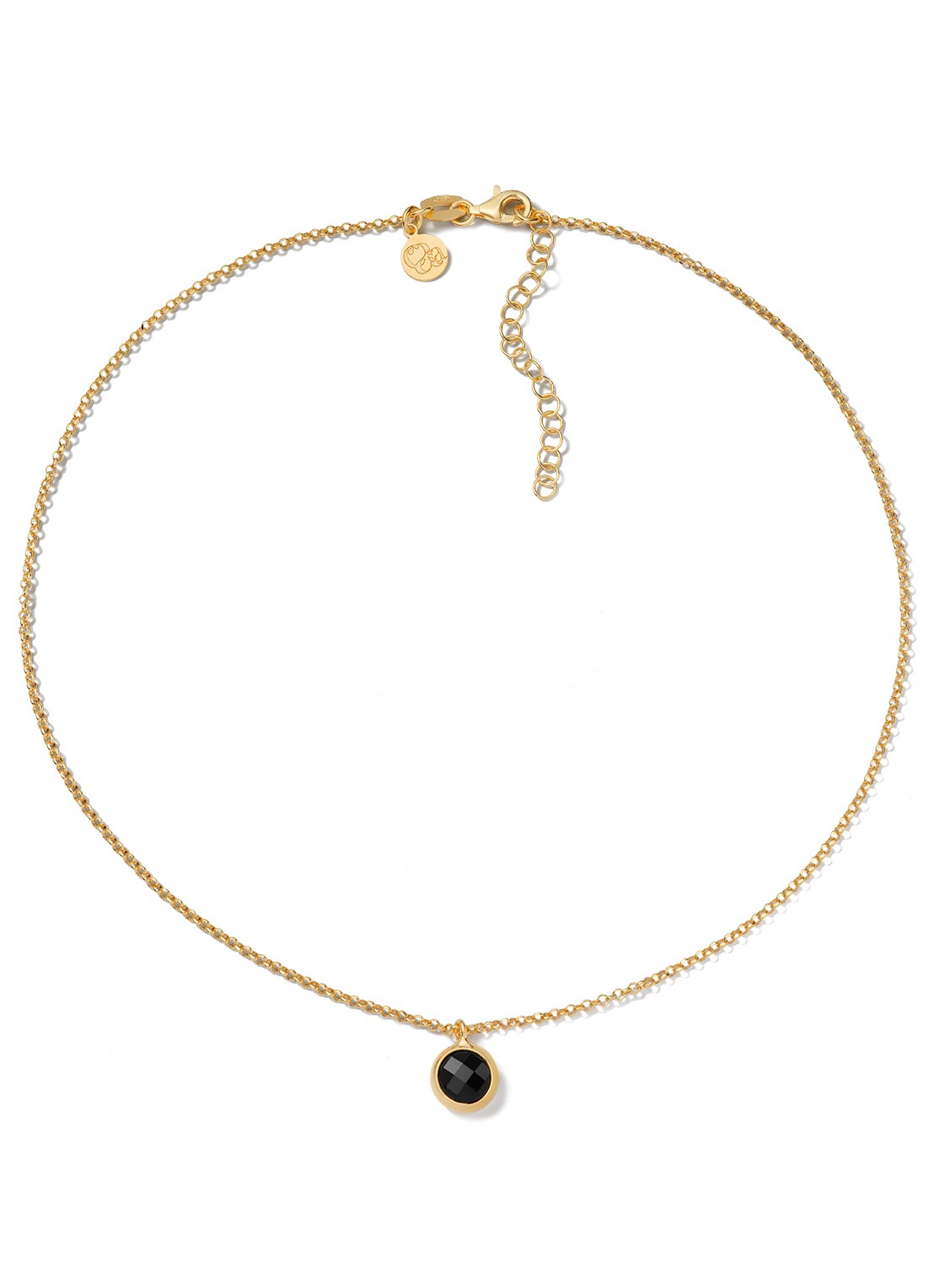 Casa Jewelry Jolie ketting verguld  - voorkant goud