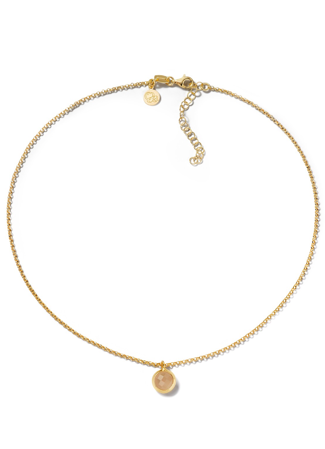 Casa Jewelry Jolie ketting verguld - voorkant goud