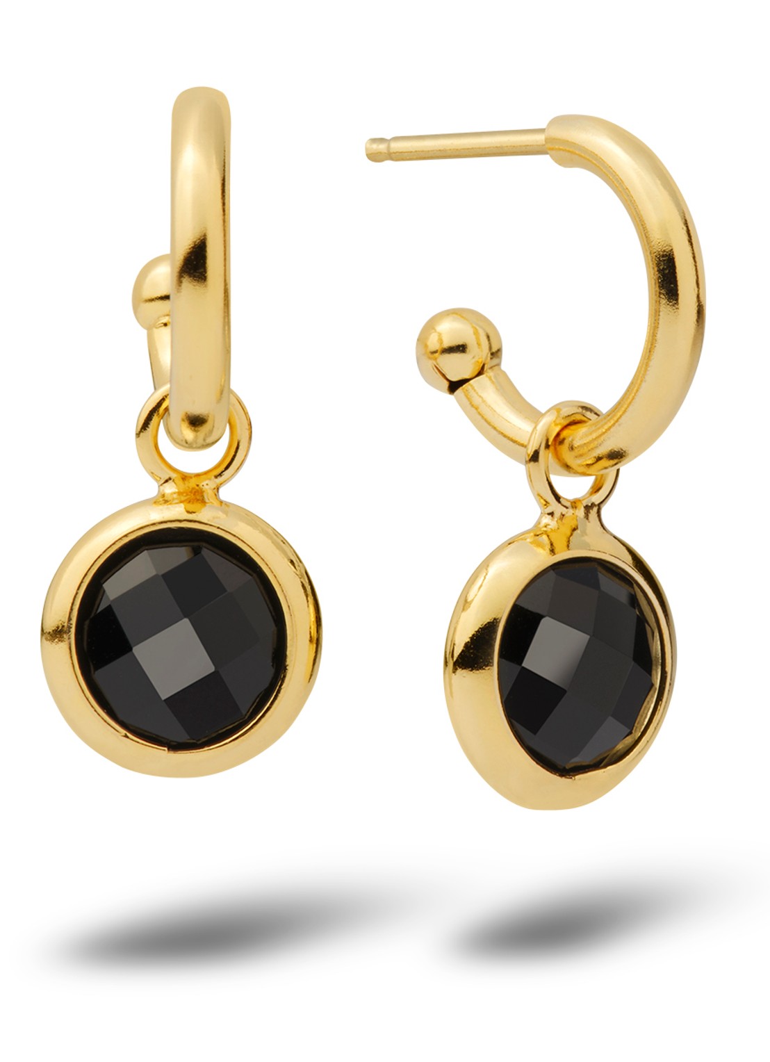 Casa Jewelry Jolie oorringen verguld  - voorkant goud