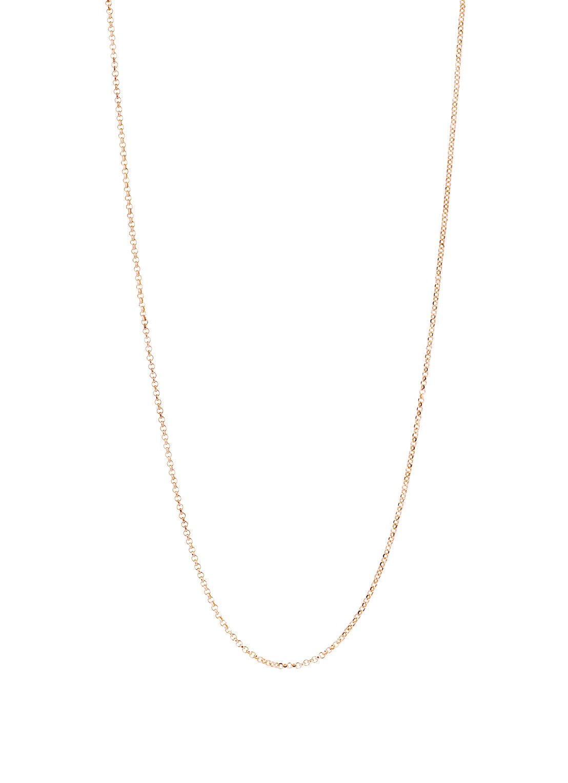 Casa Jewelry Kitty ketting verguld - voorkant roségoud