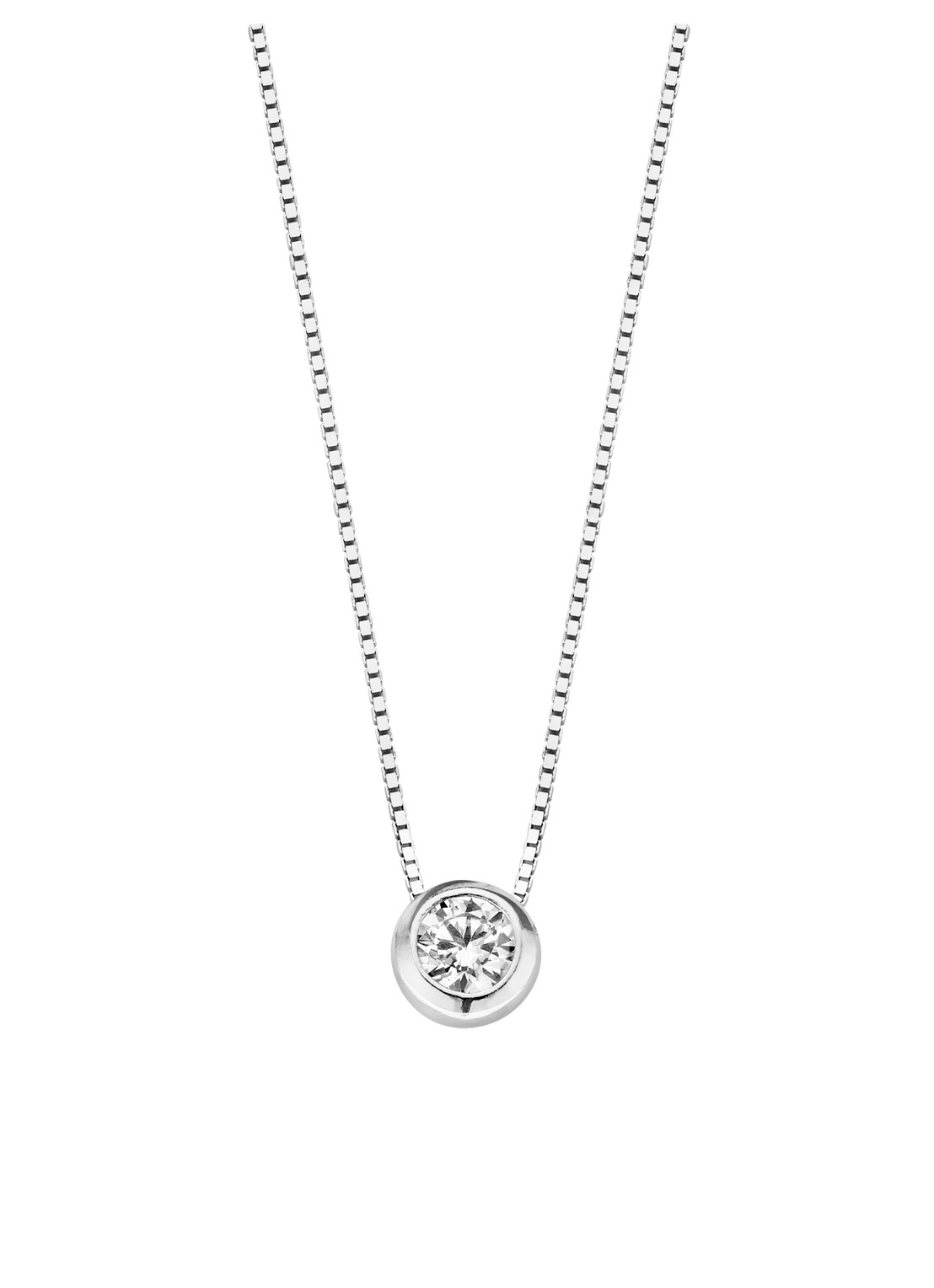 Casa Jewelry La Mer Small ketting van zilver - voorkant zilver