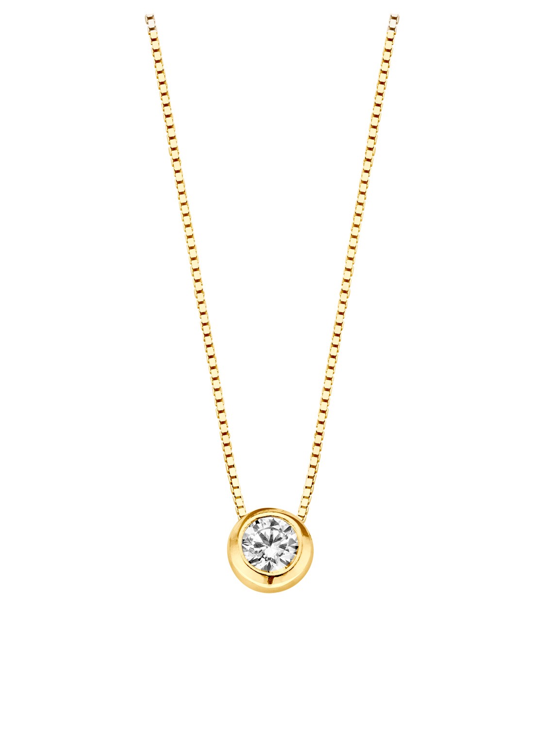 Casa Jewelry La Mer Small ketting verguld - voorkant goud