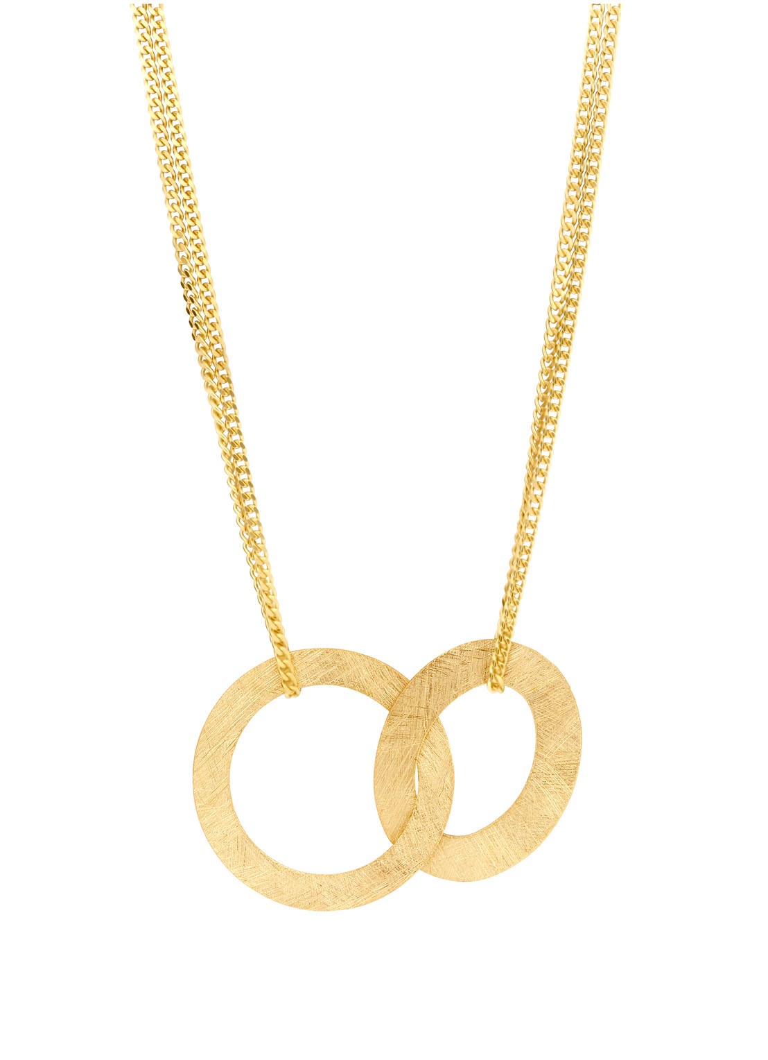 Casa Jewelry Lola ketting verguld - voorkant goud