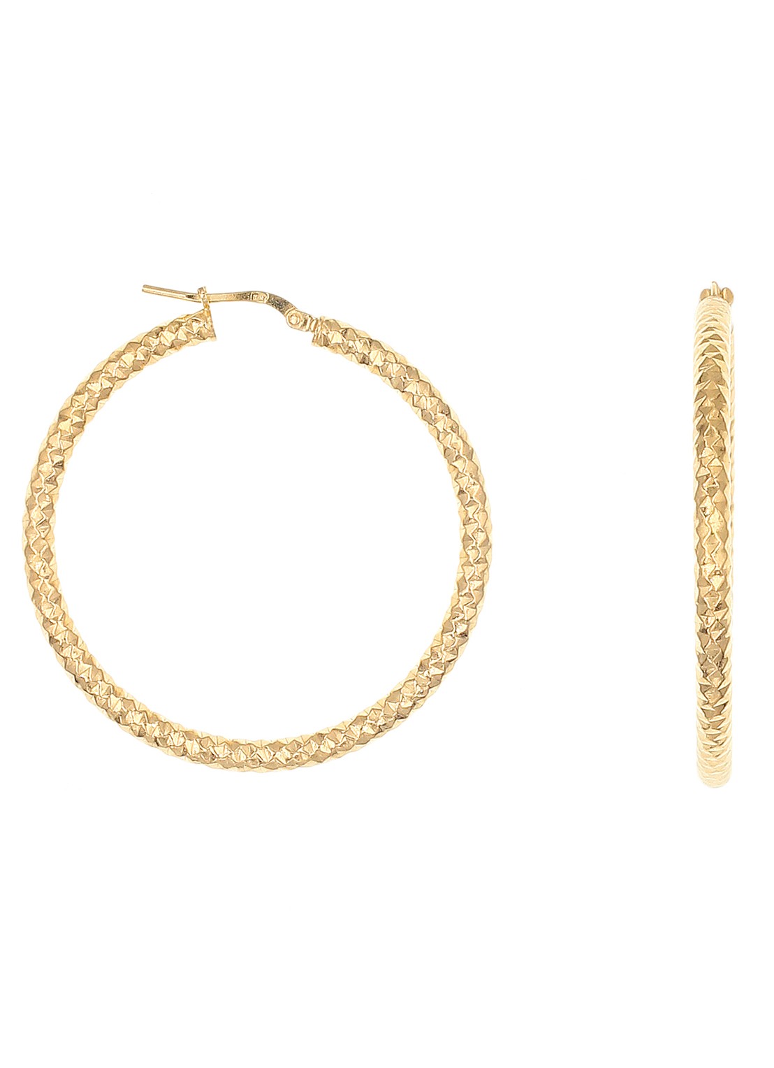 Casa Jewelry Louise oorringen verguld - voorkant goud