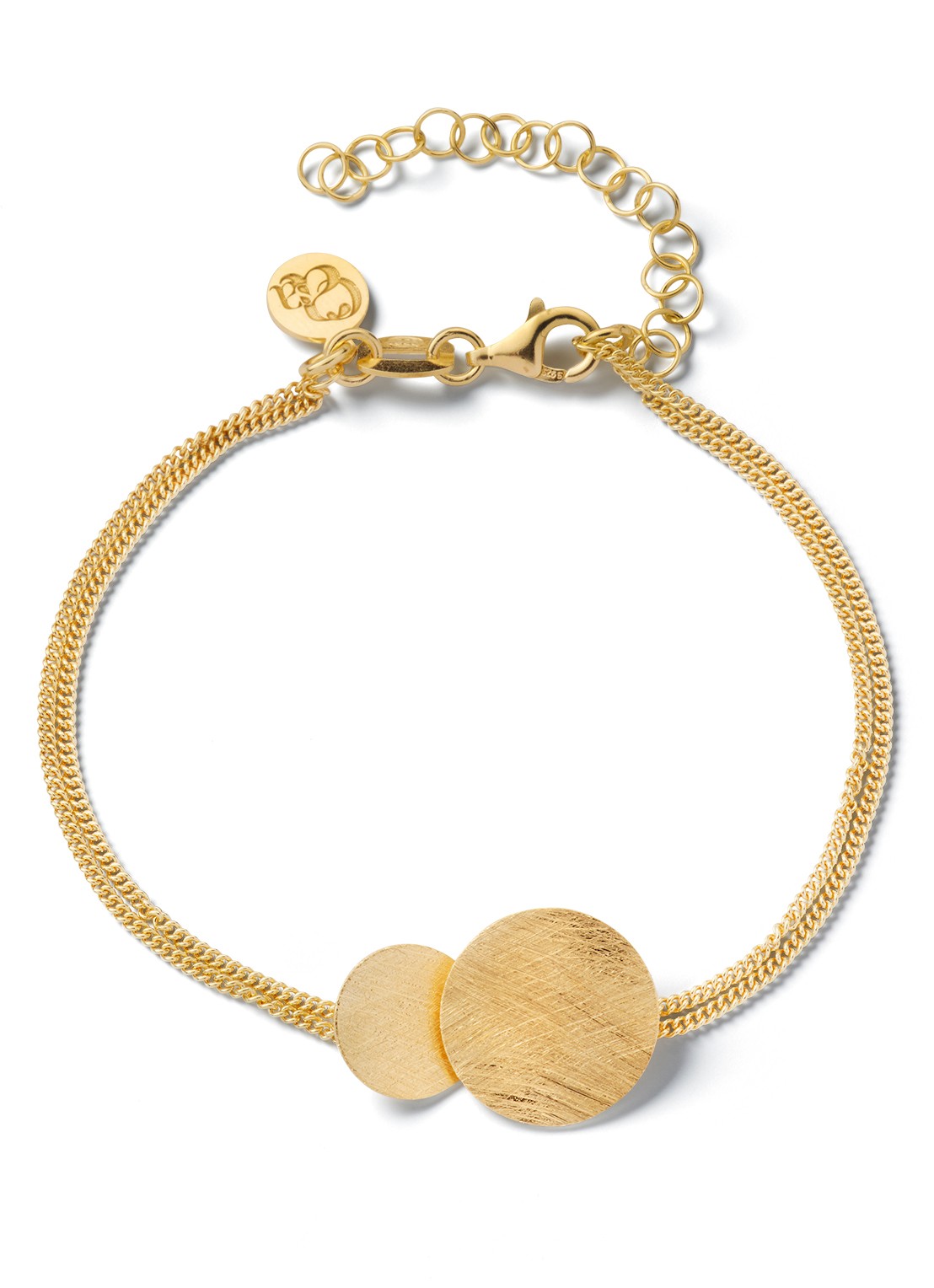 Casa Jewelry Luna Mini armband verguld - voorkant goud