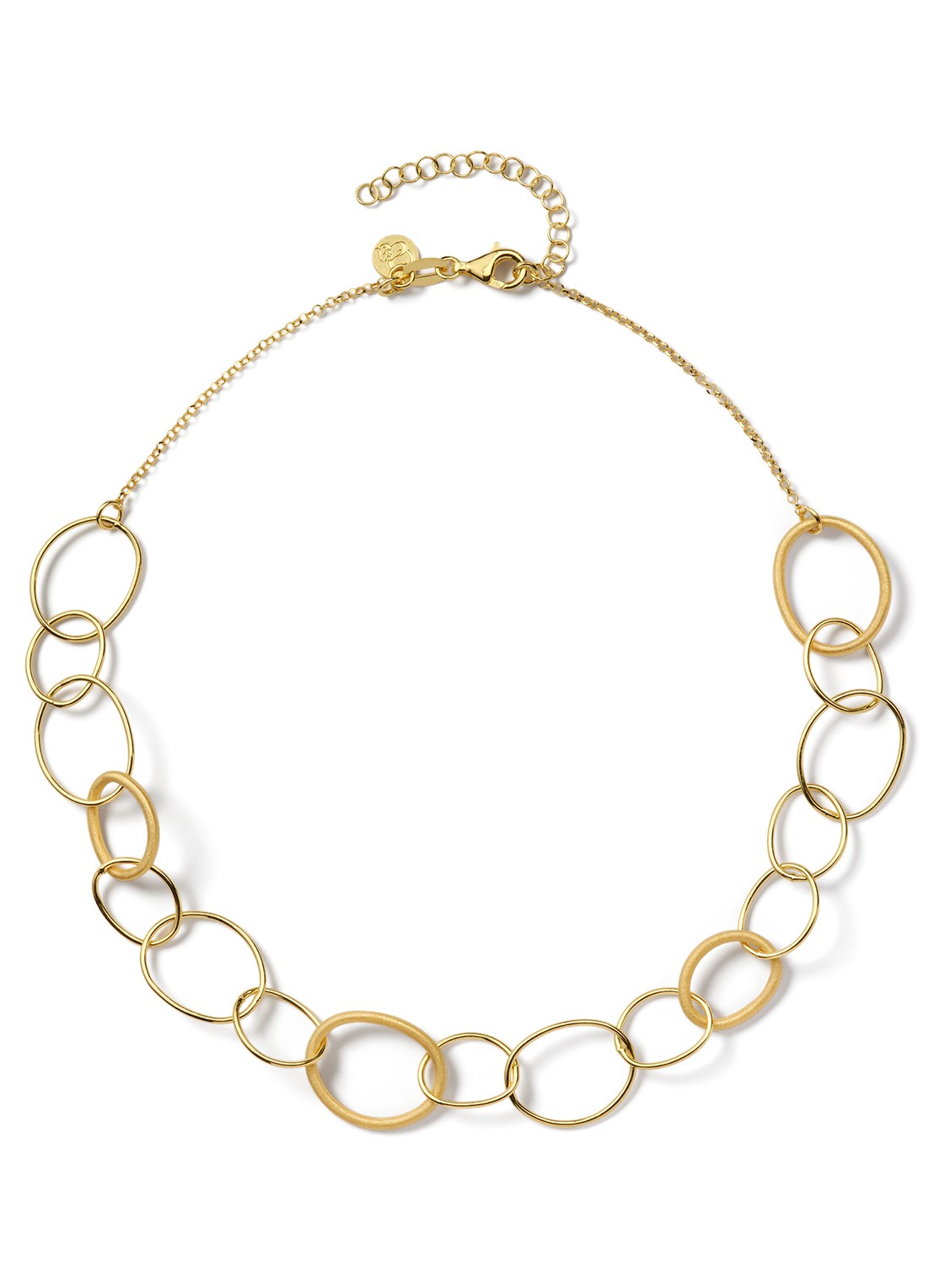 Casa Jewelry Mila S ketting verguld  - voorkant goud
