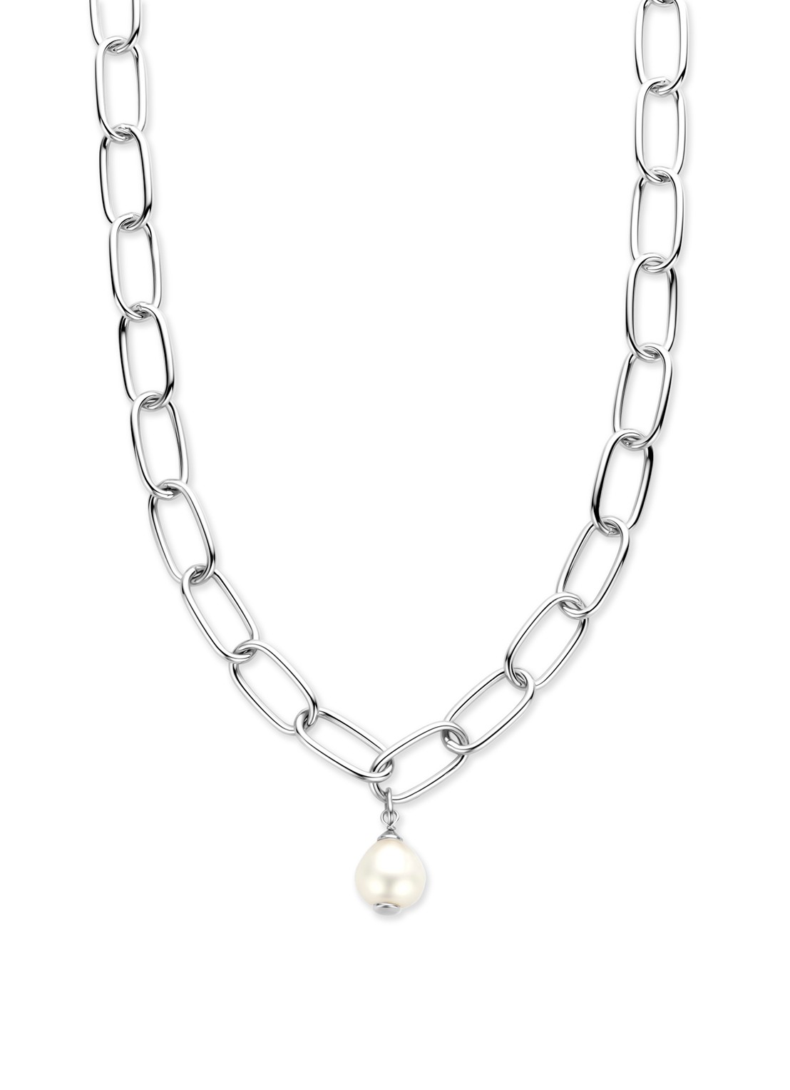 Casa Jewelry Milano ketting van zilver - voorkant zilver