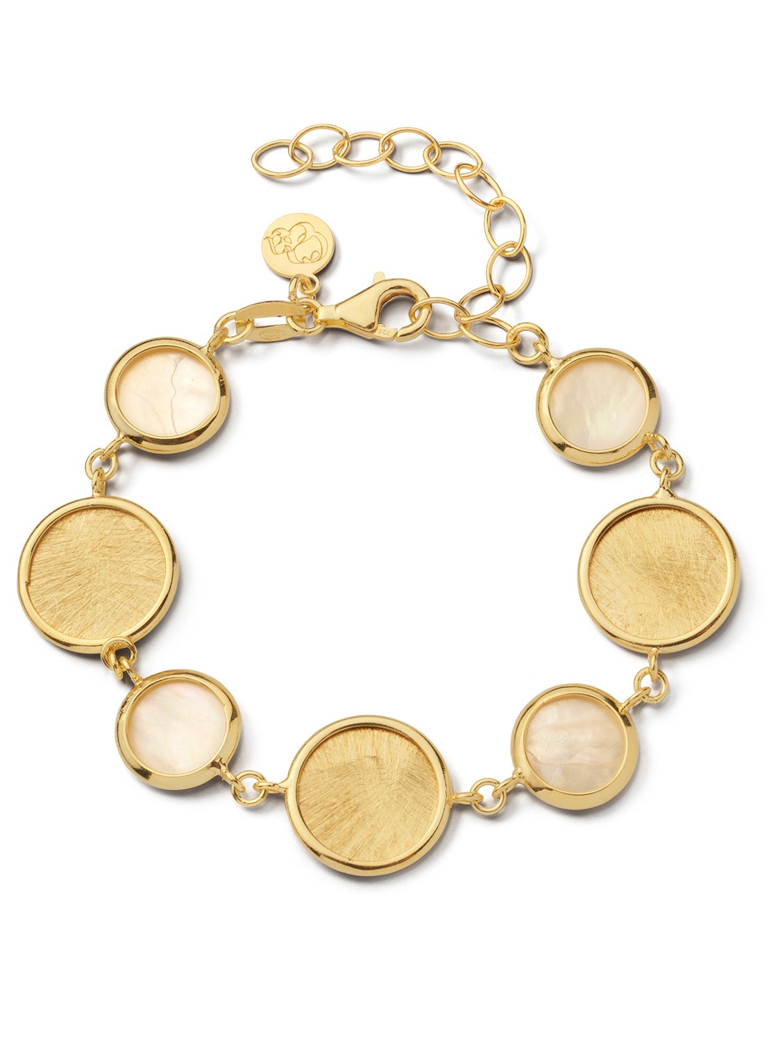 Casa Jewelry Minou armband verguld - voorkant goud