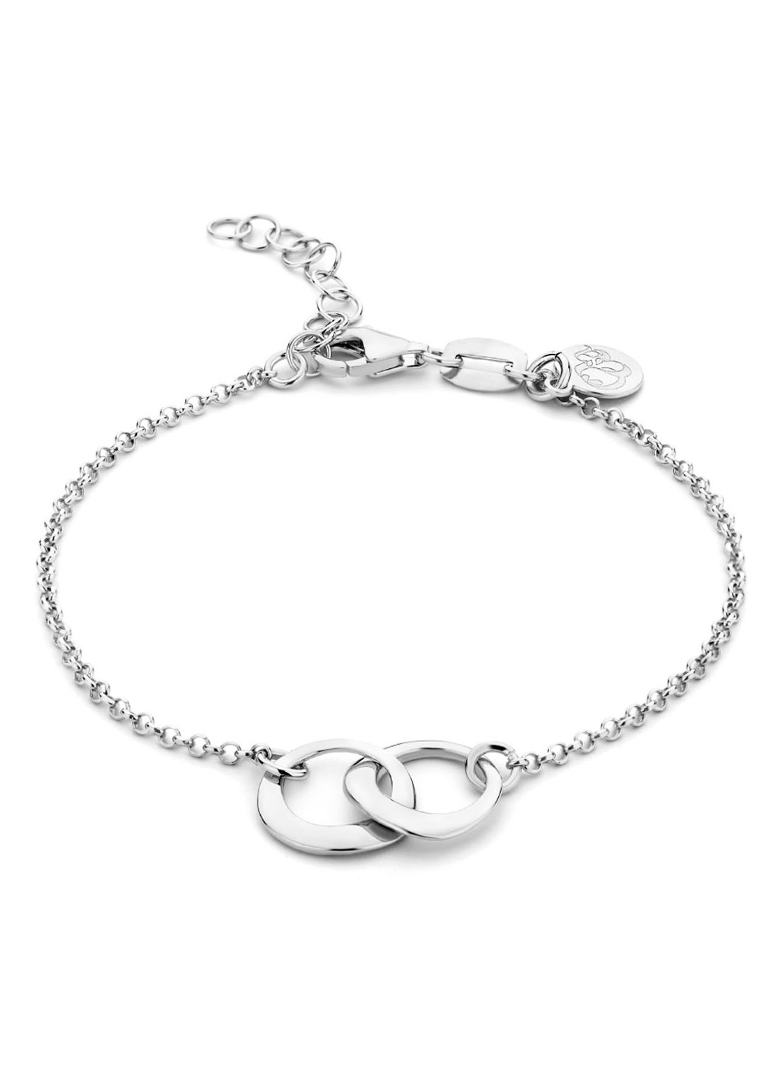 Casa Jewelry Noblesse S armband van zilver - voorkant zilver