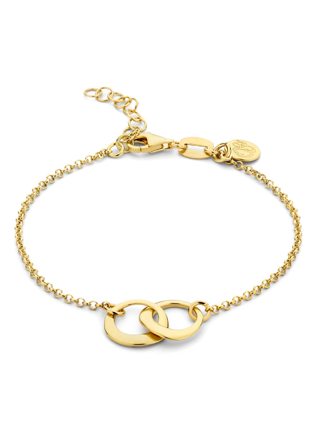 Casa Jewelry Noblesse S armband verguld - voorkant goud