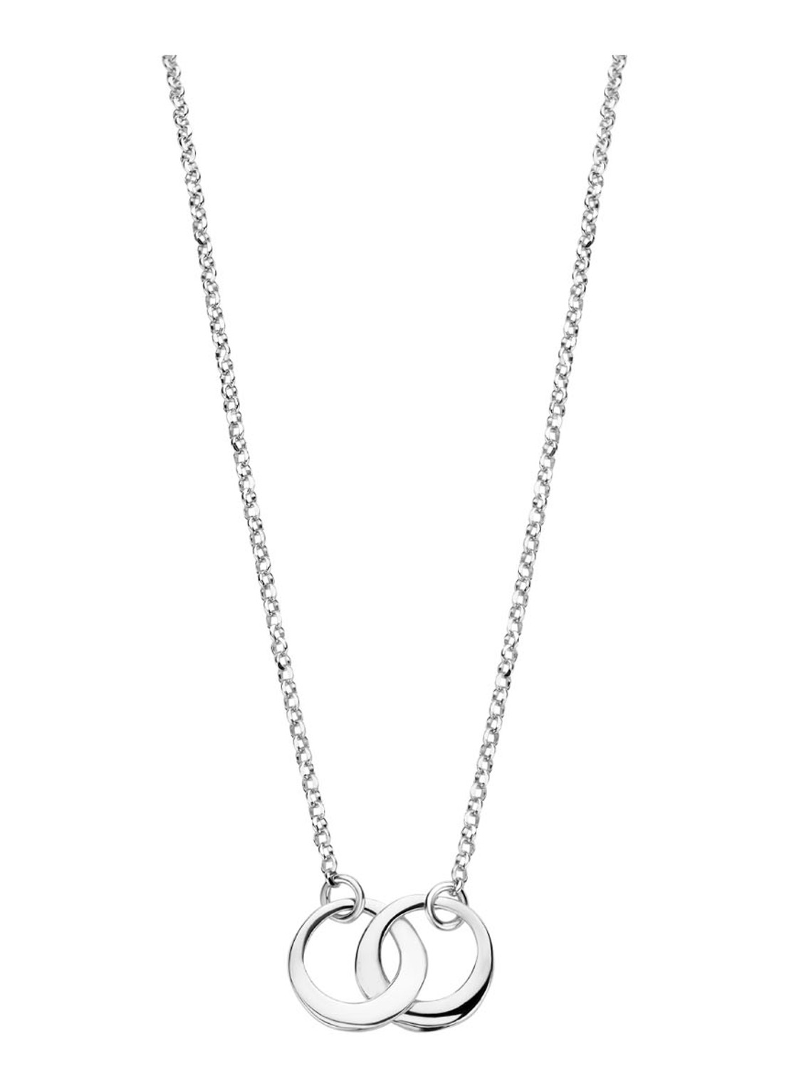 Casa Jewelry Noblesse S ketting van zilver - voorkant zilver