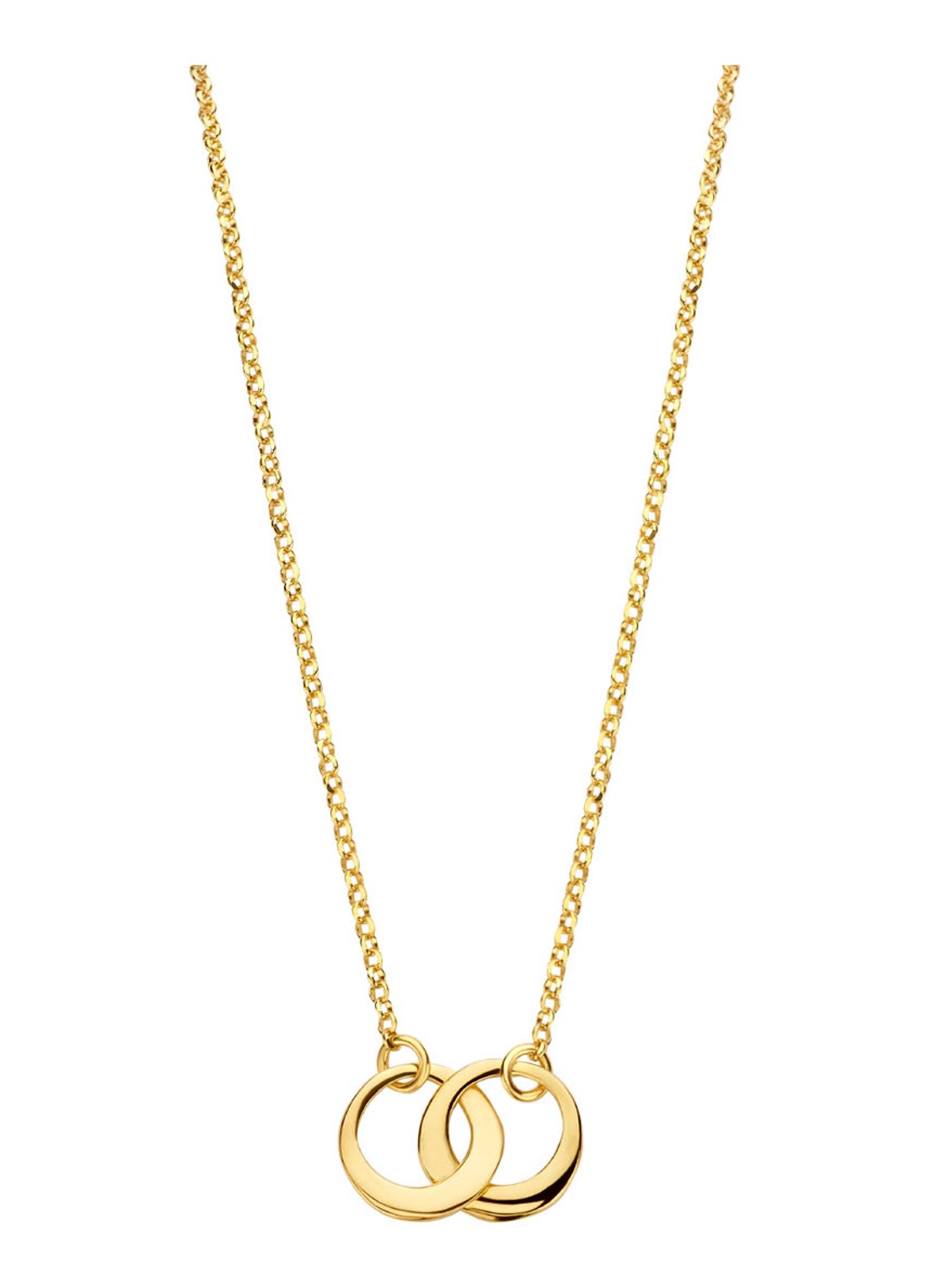 Casa Jewelry Noblesse S ketting verguld - voorkant goud