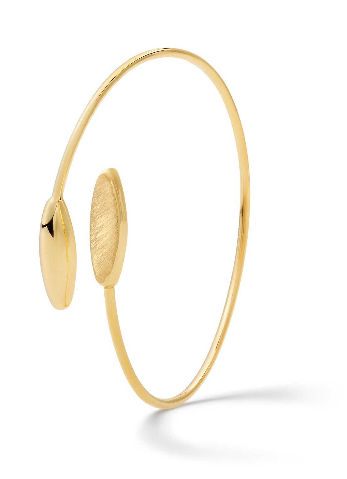 Casa Jewelry Odil bangle verguld  - voorkant goud