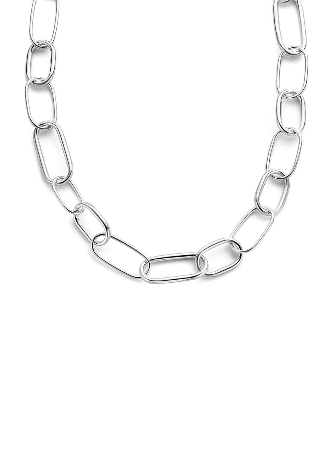 Casa Jewelry Oval Office ketting van zilver - voorkant zilver