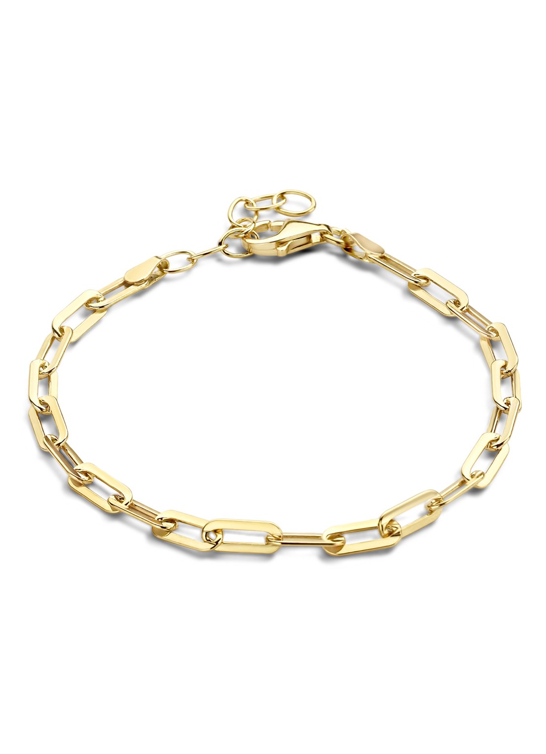 Casa Jewelry Paperclip armband verguld - voorkant goud