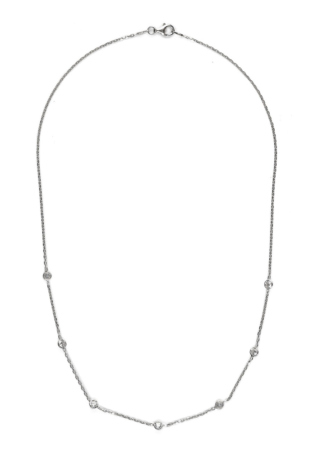 Casa Jewelry Pruts ketting van zilver - voorkant zilver